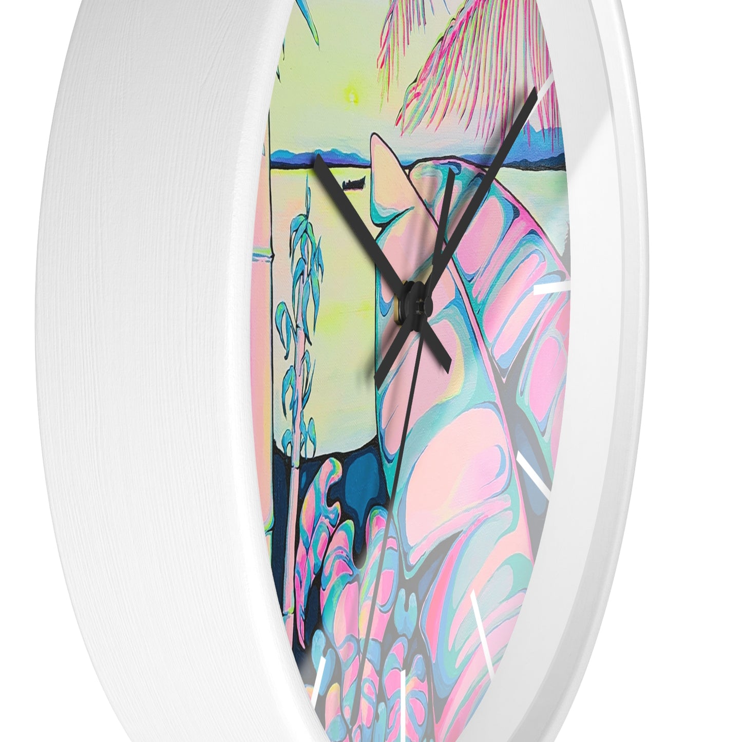 Horloge murale pop art Sérénité Bocas