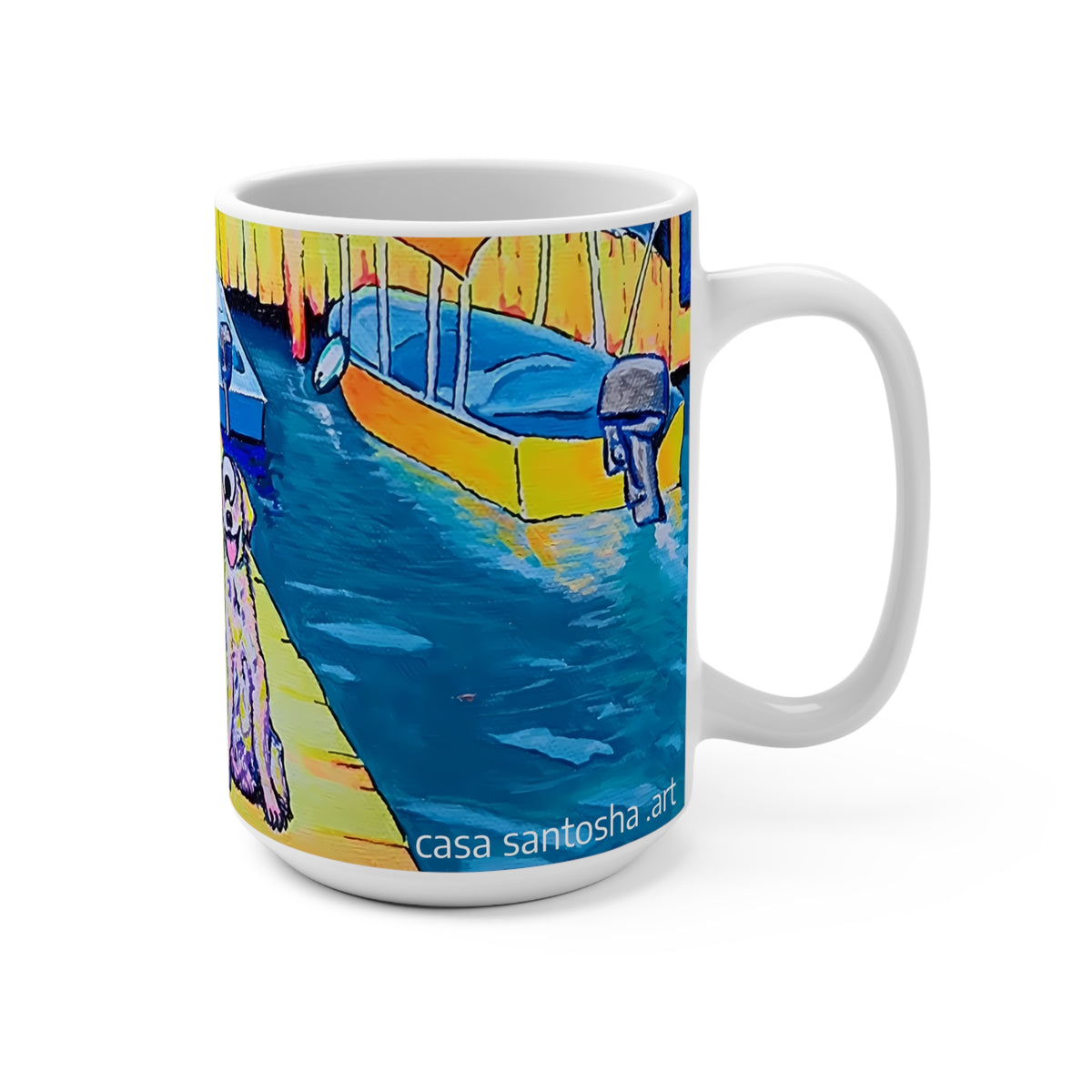 Cyclops Cat and Dog in Bocas Mug
