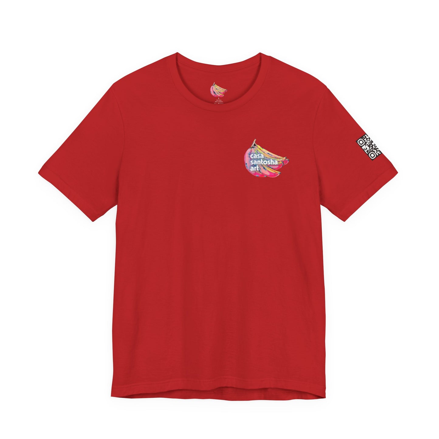 T-shirt unisexe néon à motif poisson frit