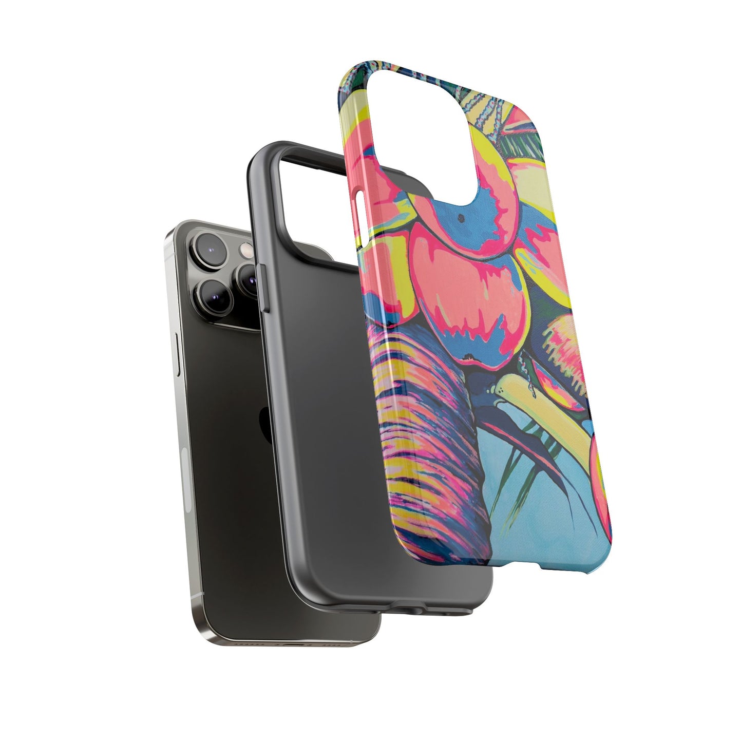 Neon Coconuts Tough Phone Case