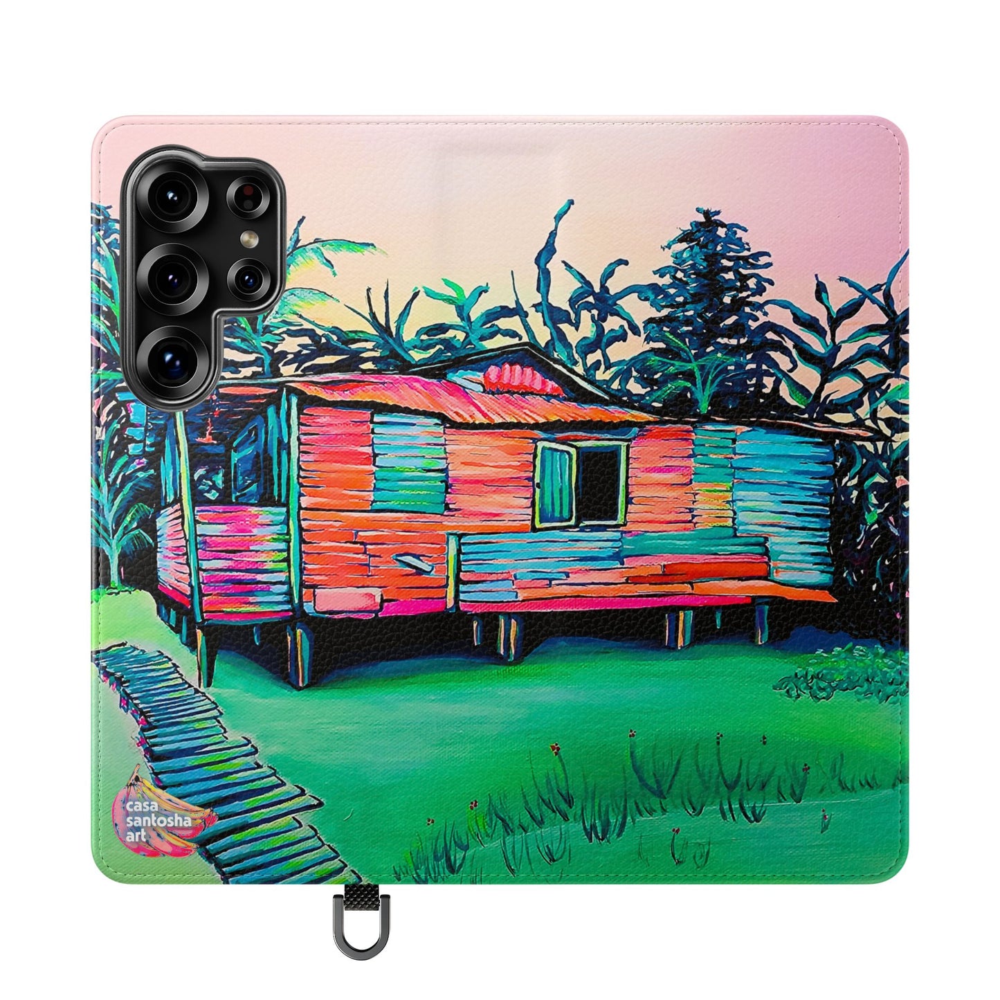 Luis Russell House Bocas Flip Phone Case – Wallet Cover with Card Slots