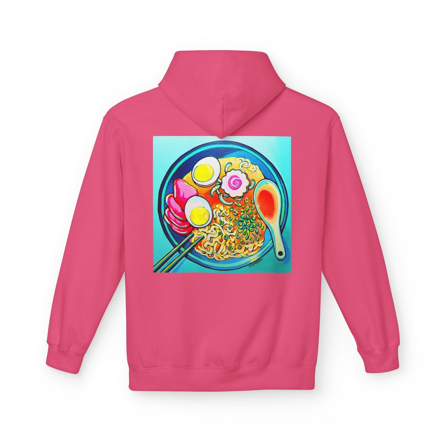 Unisex Neon Ramen Soft Hoodie