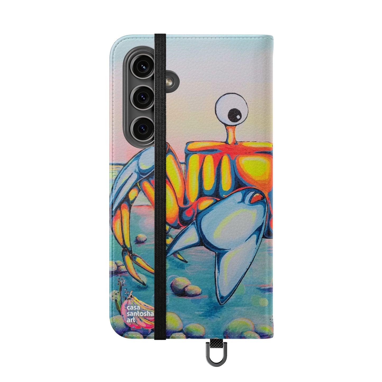 Cyclops Crab Flip Phone Case – Wallet Cover with Card Slots