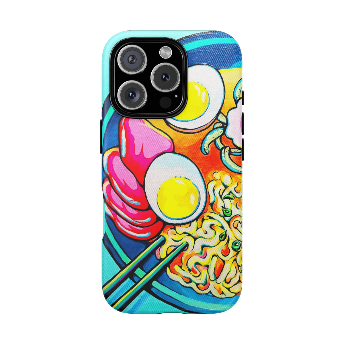 Coque de téléphone résistante Neon Ramen