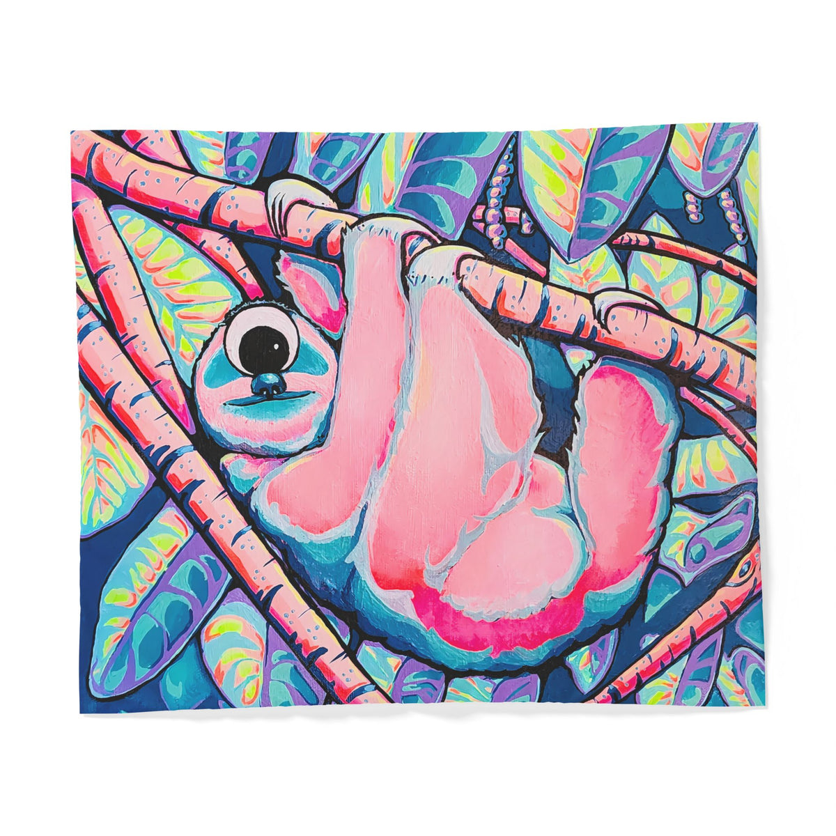 Cyclops Sloth Duvet Cover