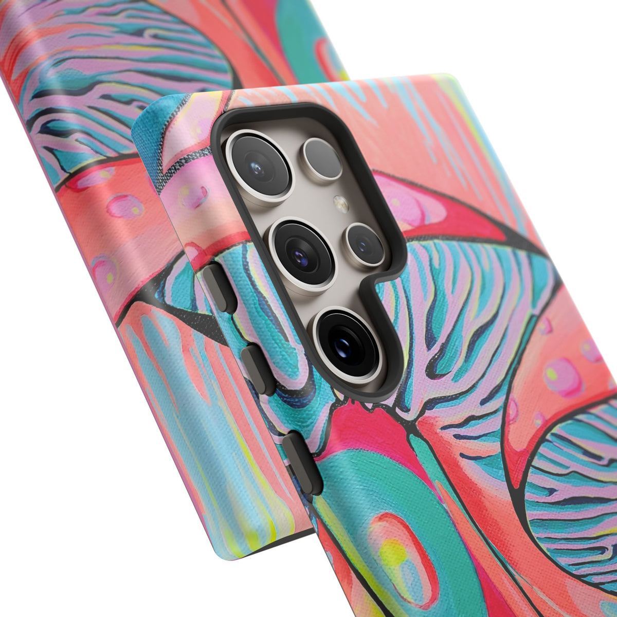 Coque de téléphone résistante Trippy Mushrooms