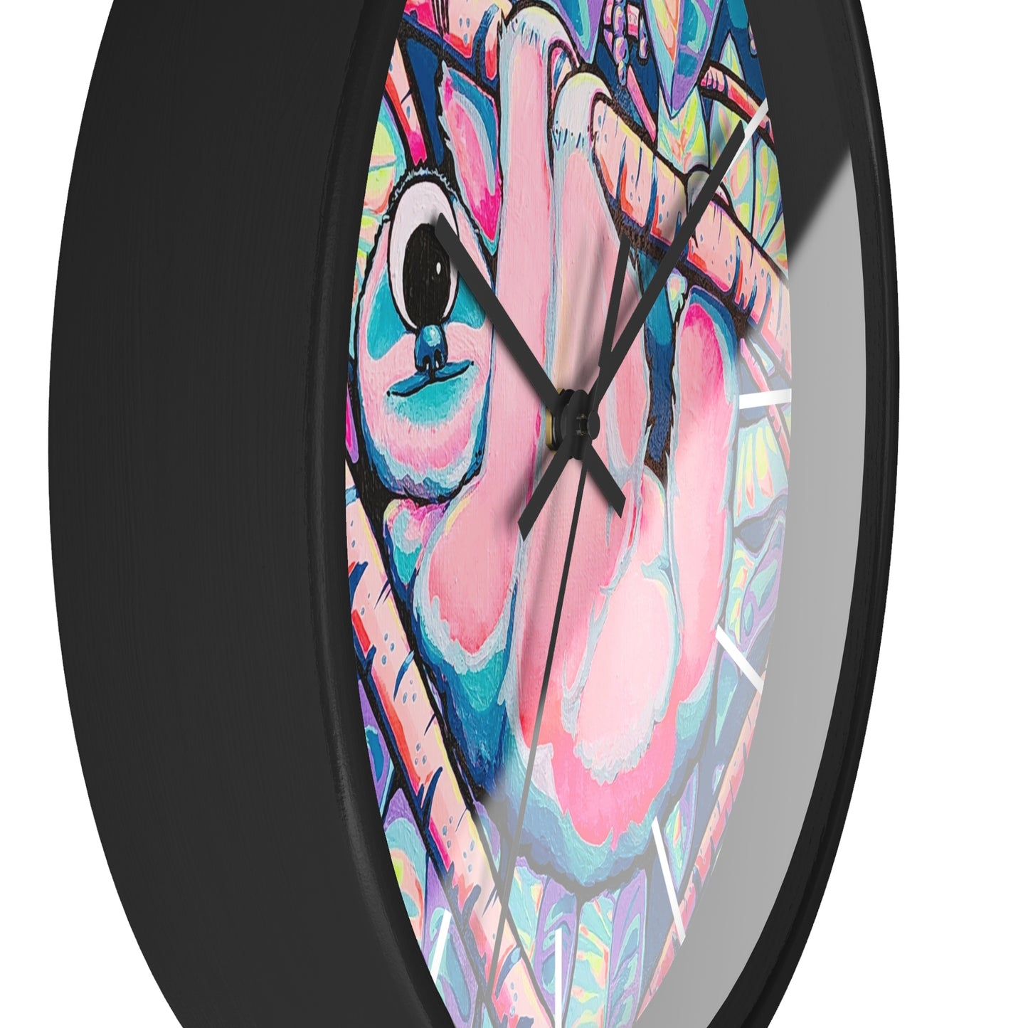 Cyclops Sloth Pop Art Wall Clock