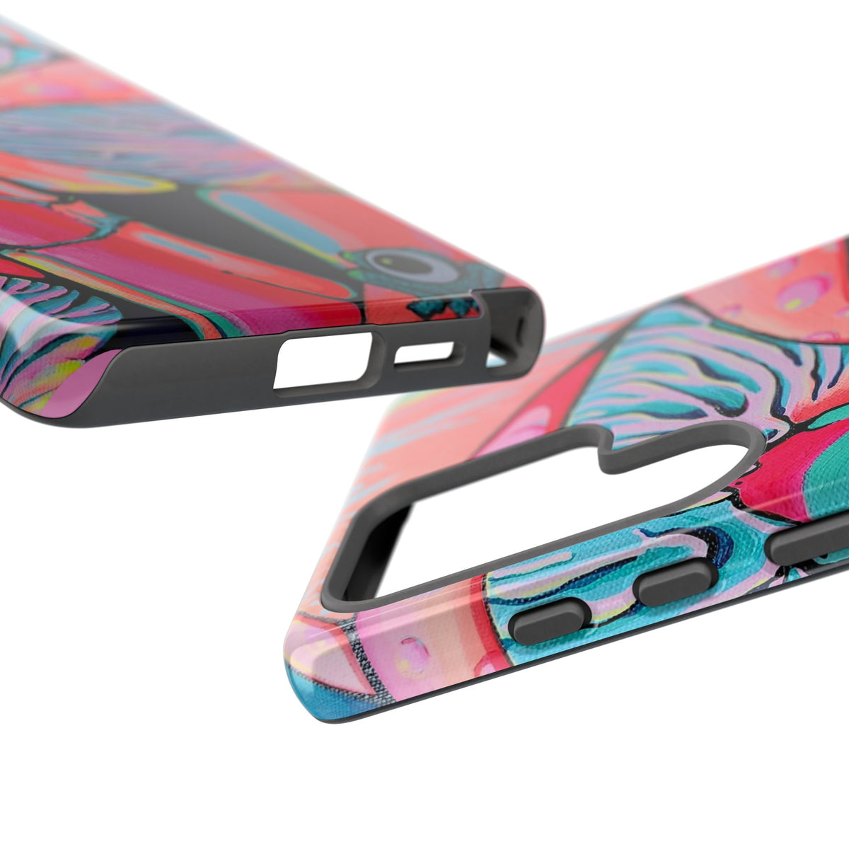 Coque de téléphone résistante Trippy Mushrooms