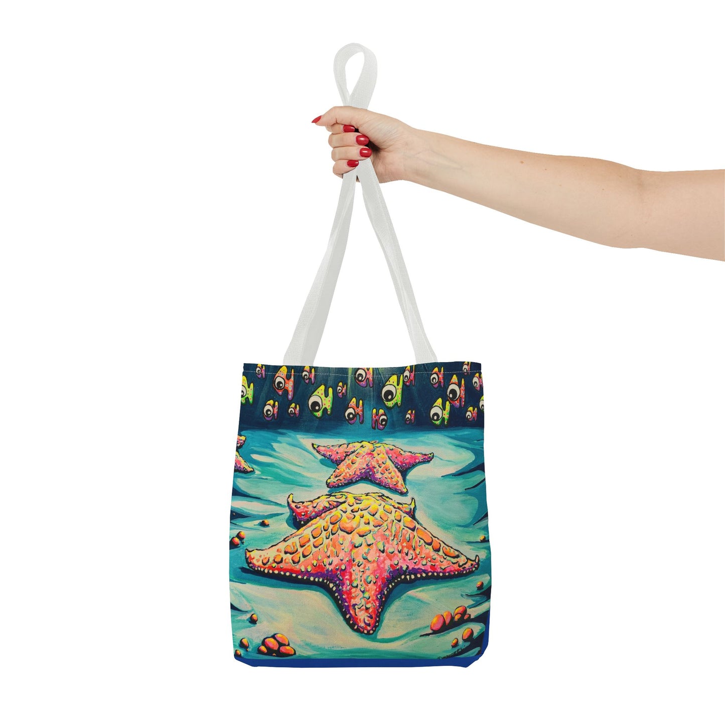 Premium Cyclops Starfish Tote Bag, Original Artist Design, Reusable Shopping Tote, Eco-Friendly