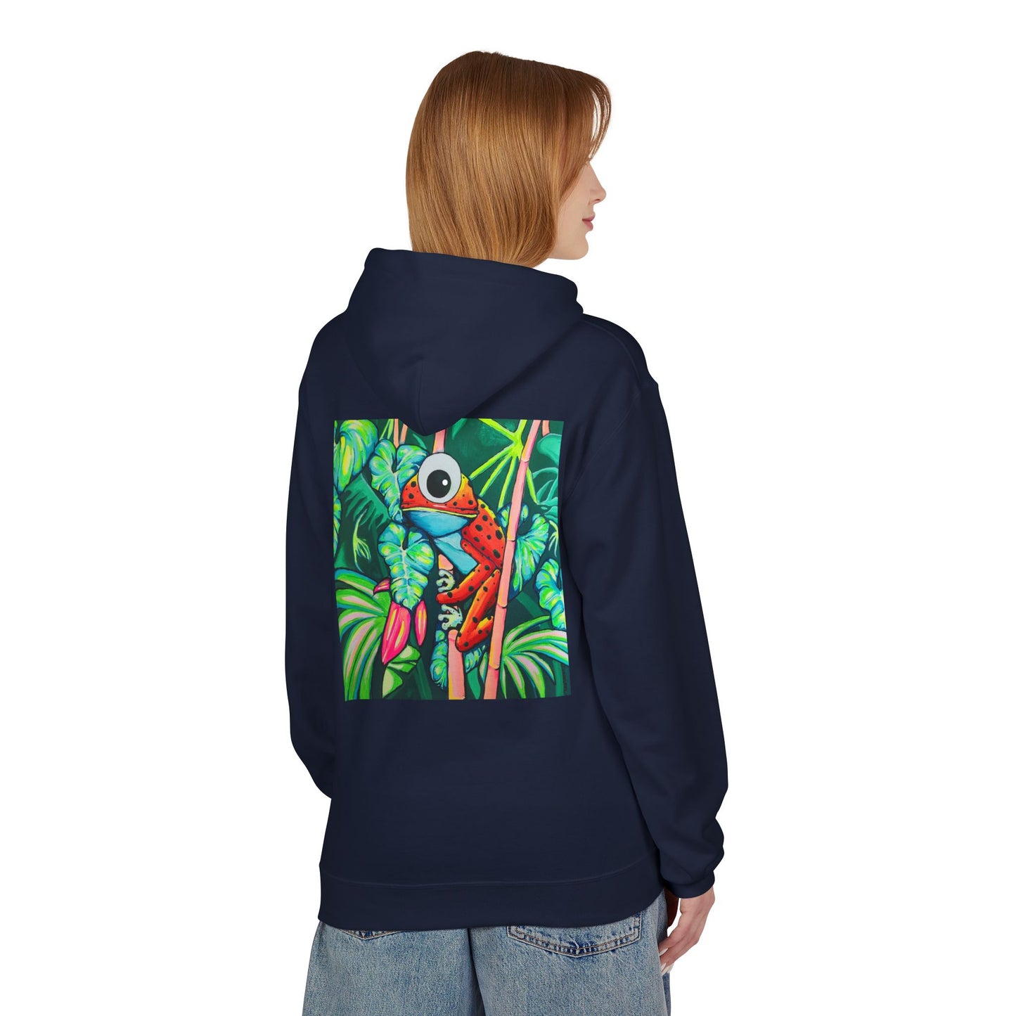 Unisex Cyclops Red Frog Soft Hoodie