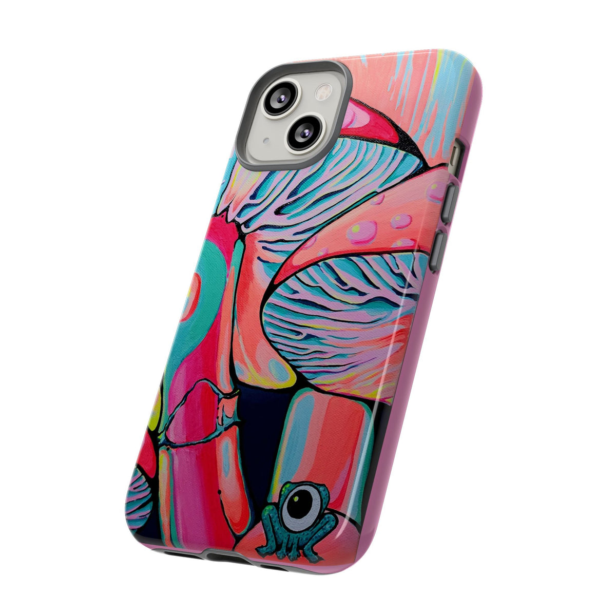 Coque de téléphone résistante Trippy Mushrooms