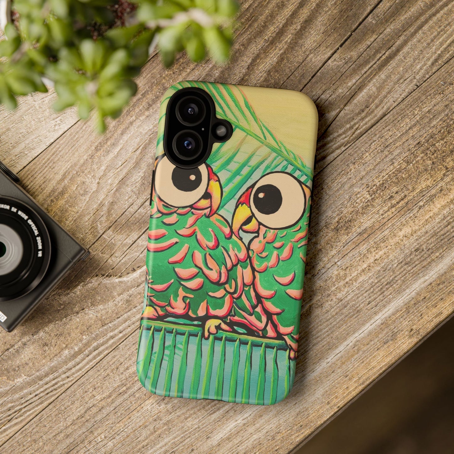 Chatty Cyclops Parrots Tough Phone Case
