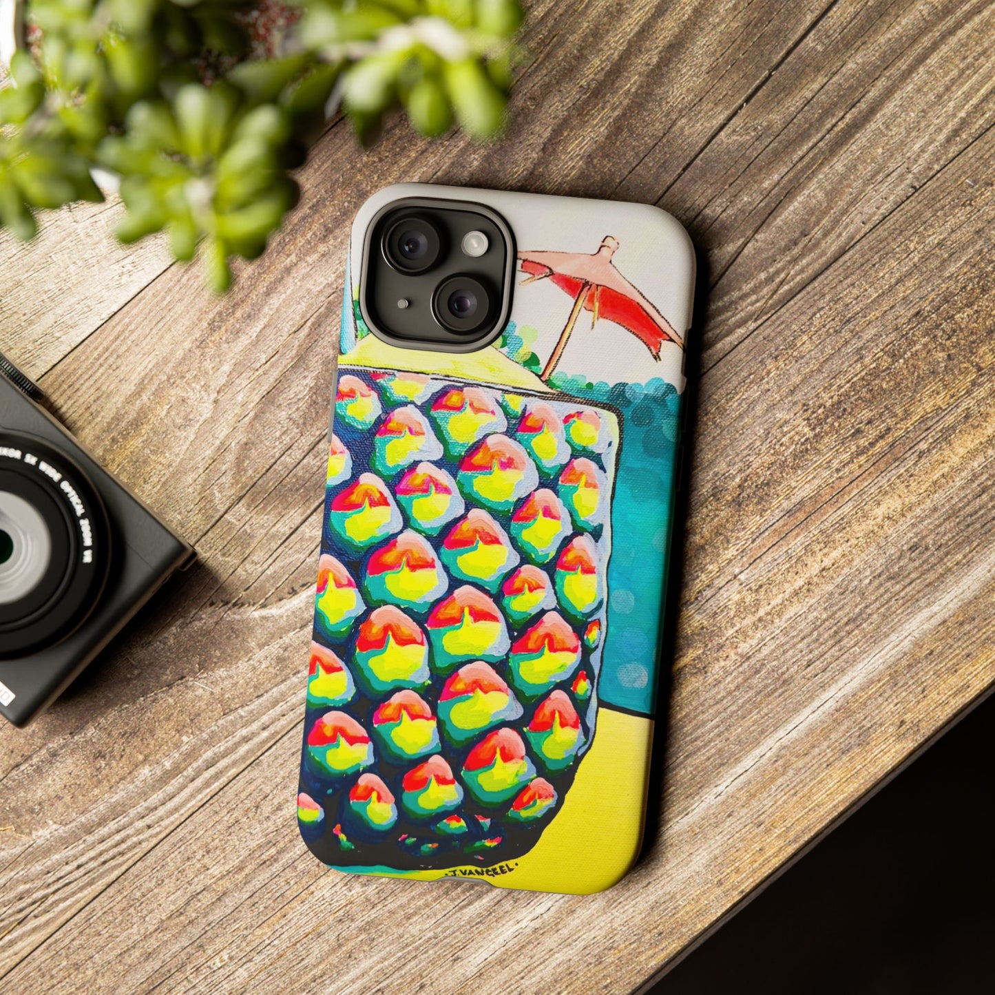 Neon Piña Colada Tough Phone Case