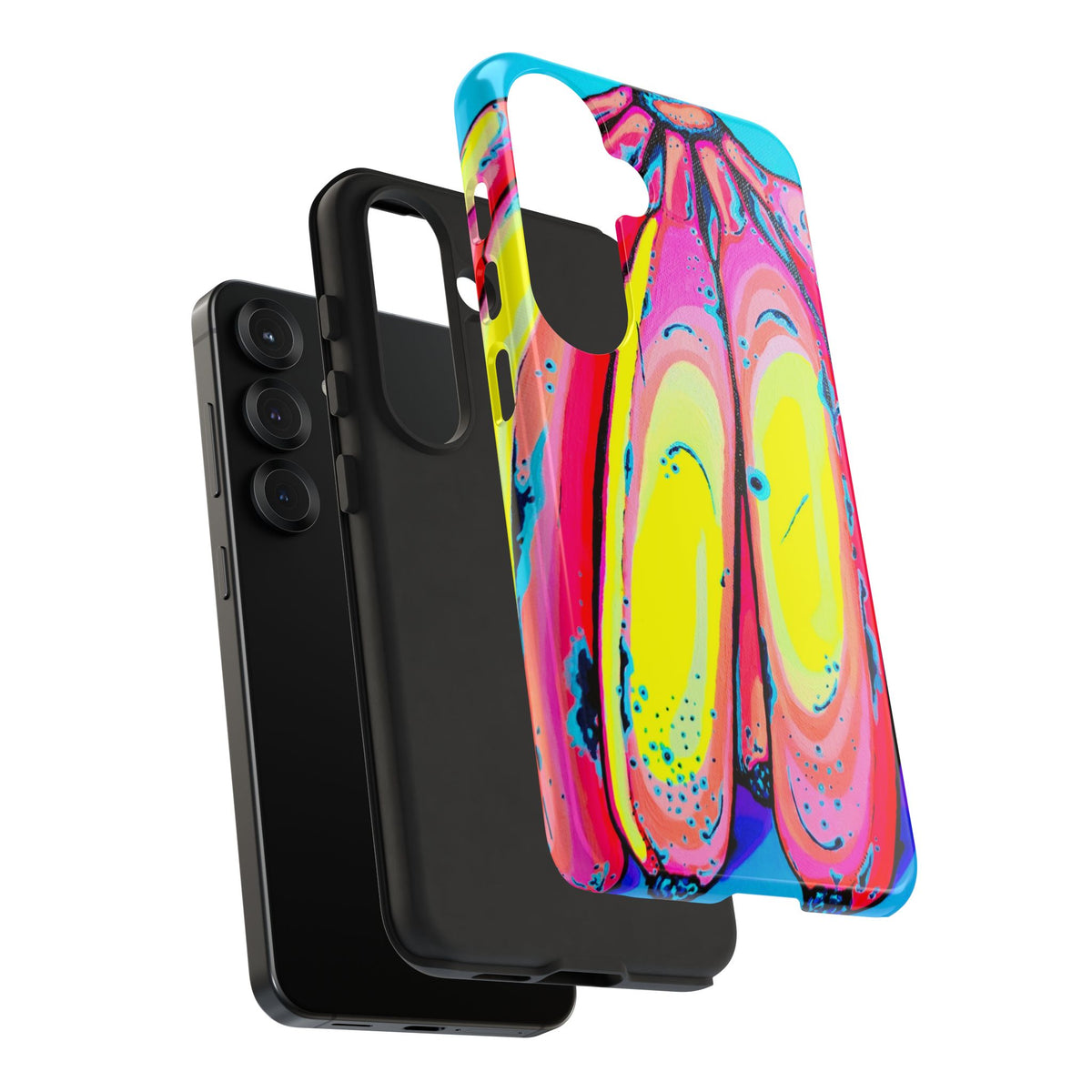 Neon Fat Bananas Tough Phone Case
