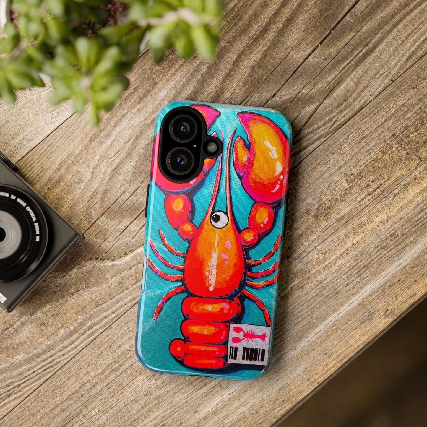 Neon Lobster Tough Phone Case