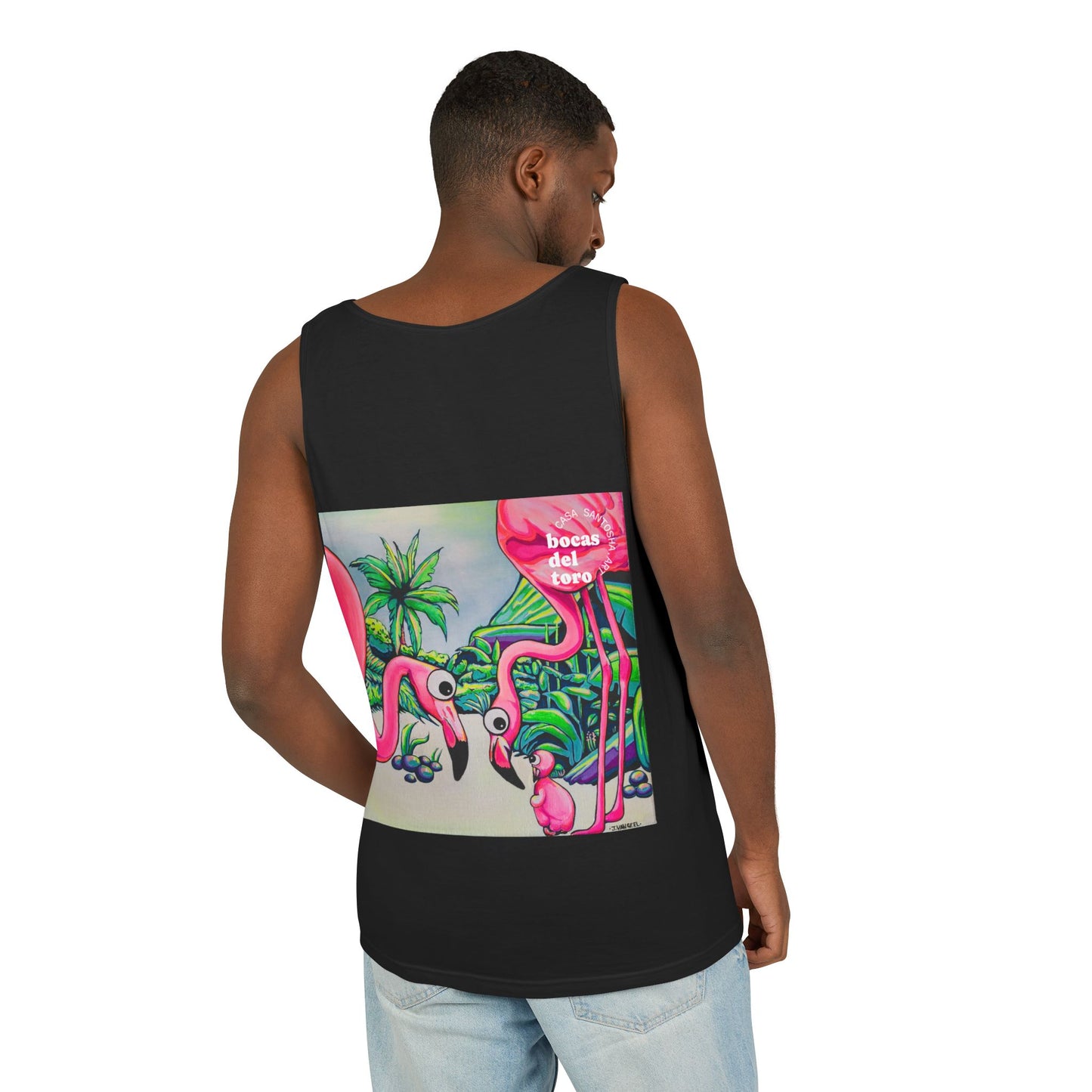 Unisex Cyclops Flamingo Family Tank Top - Perfect for Summer Vibes