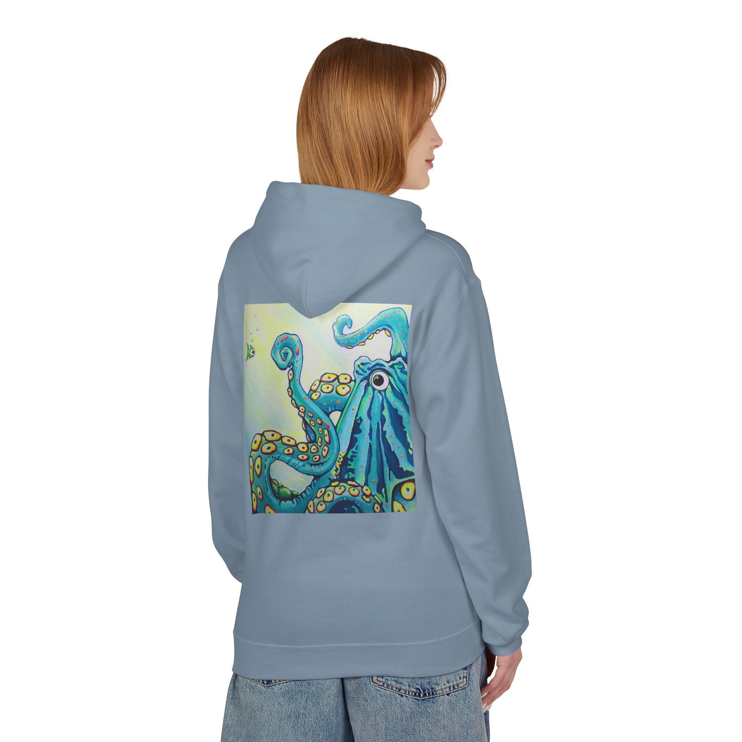 Unisex Cyclops Octopus Soft Hoodie