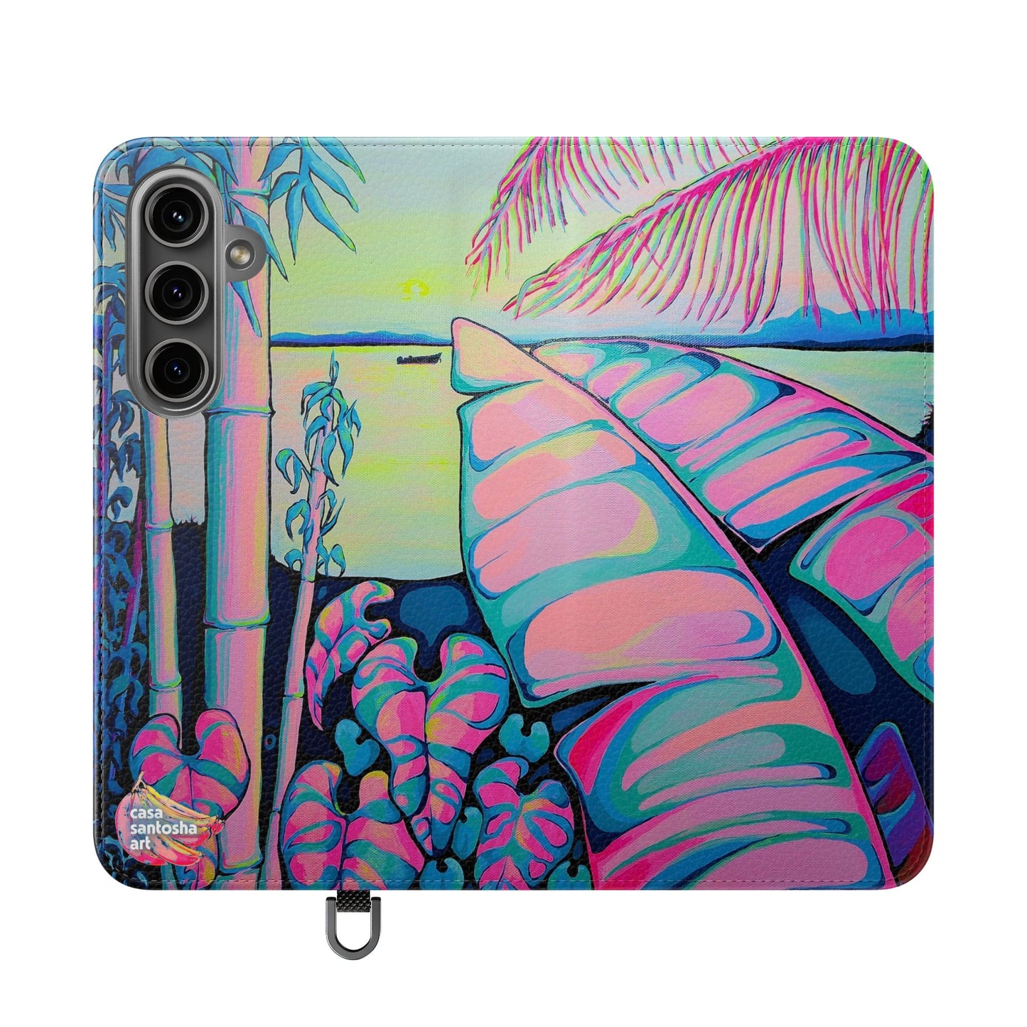 Serenity Bocas Flip Phone Case – Wallet Cover with Card Slots