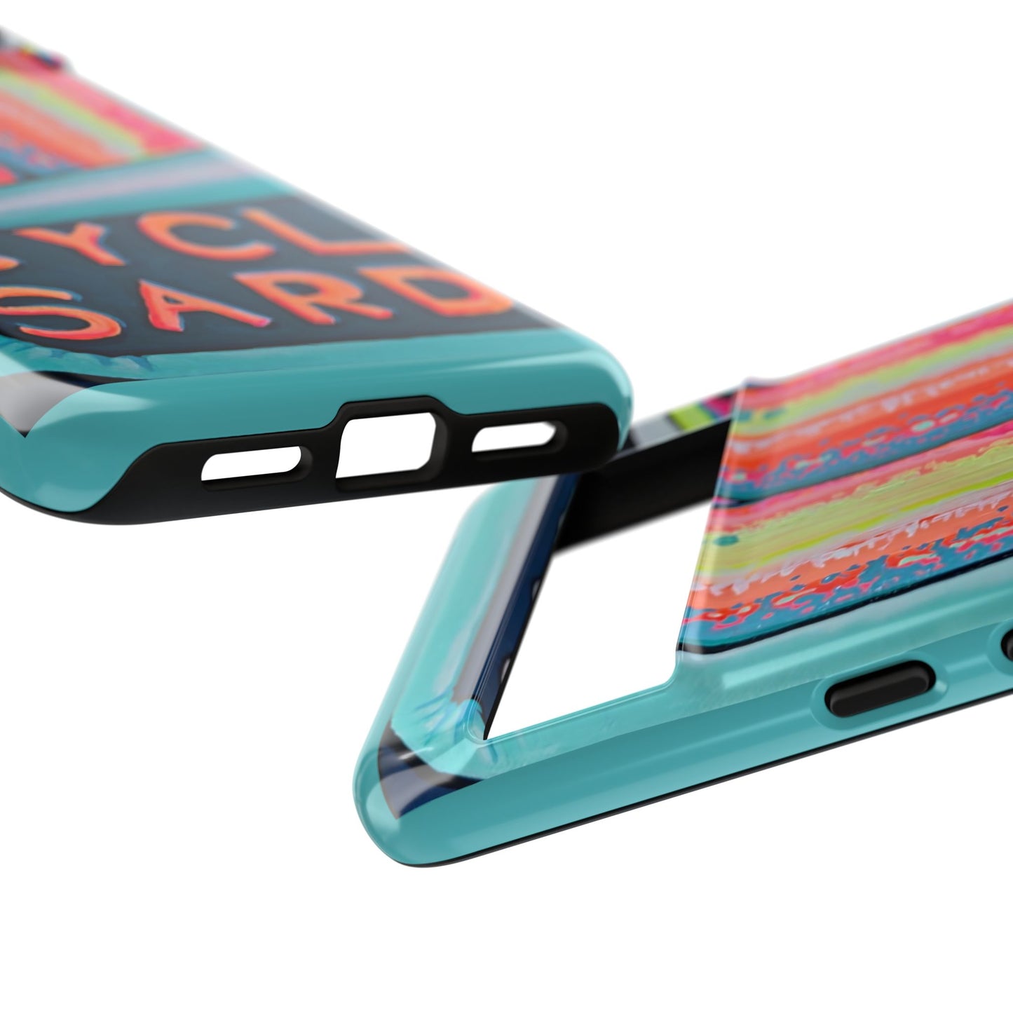 Neon Sardines Tough Phone Case