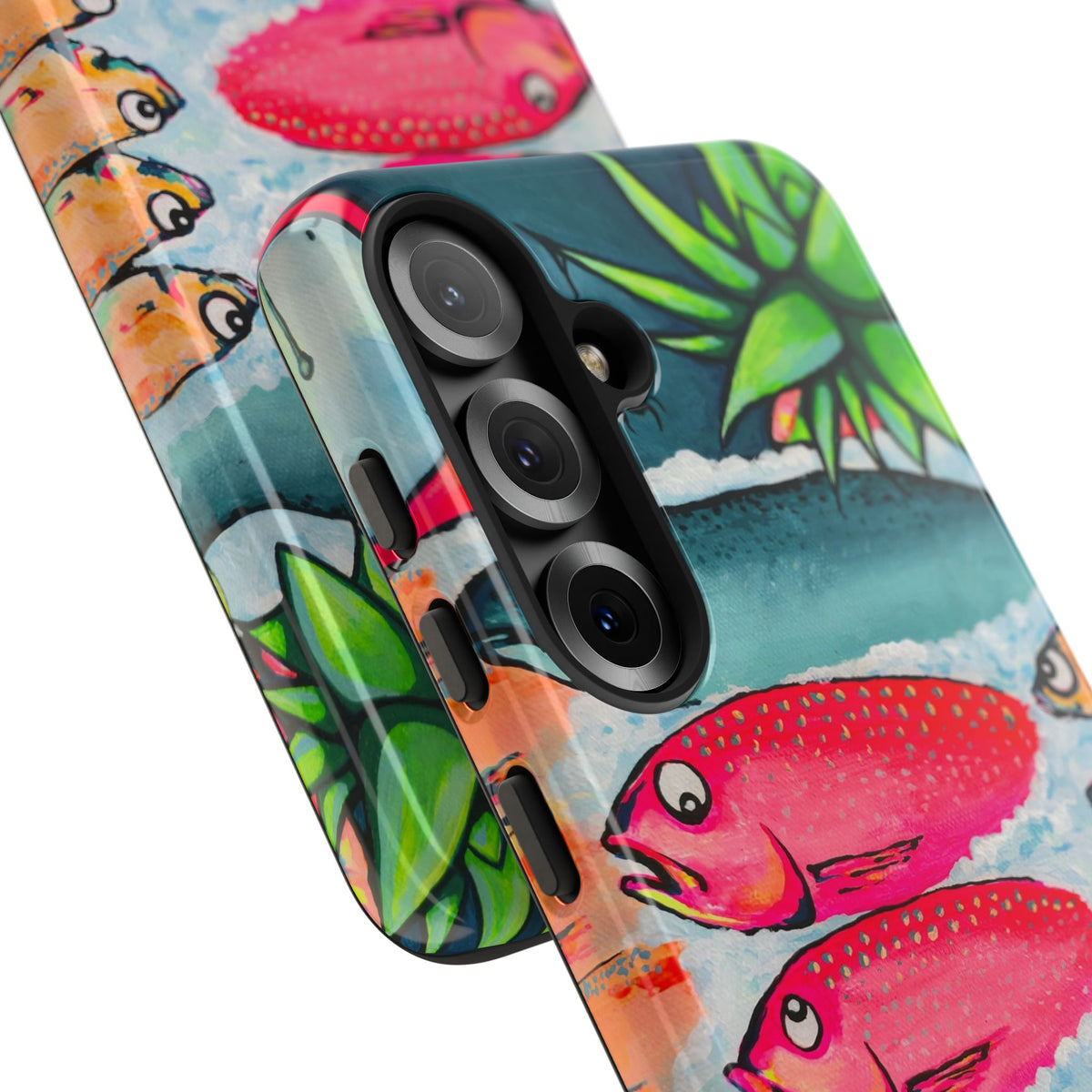 Neon Cabo Fish Market Tough Phone Case