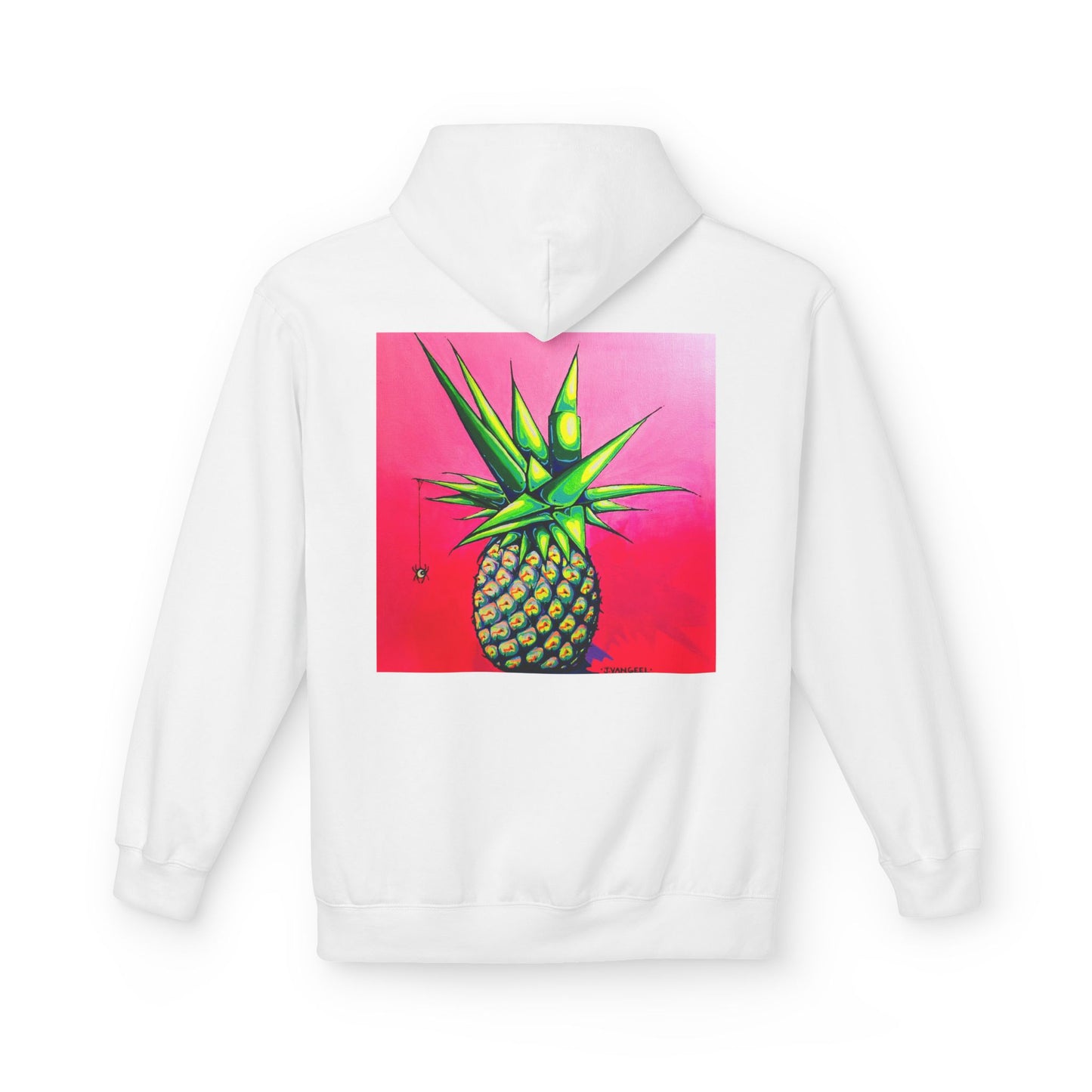 Unisex Neon Pineapple Soft Hoodie