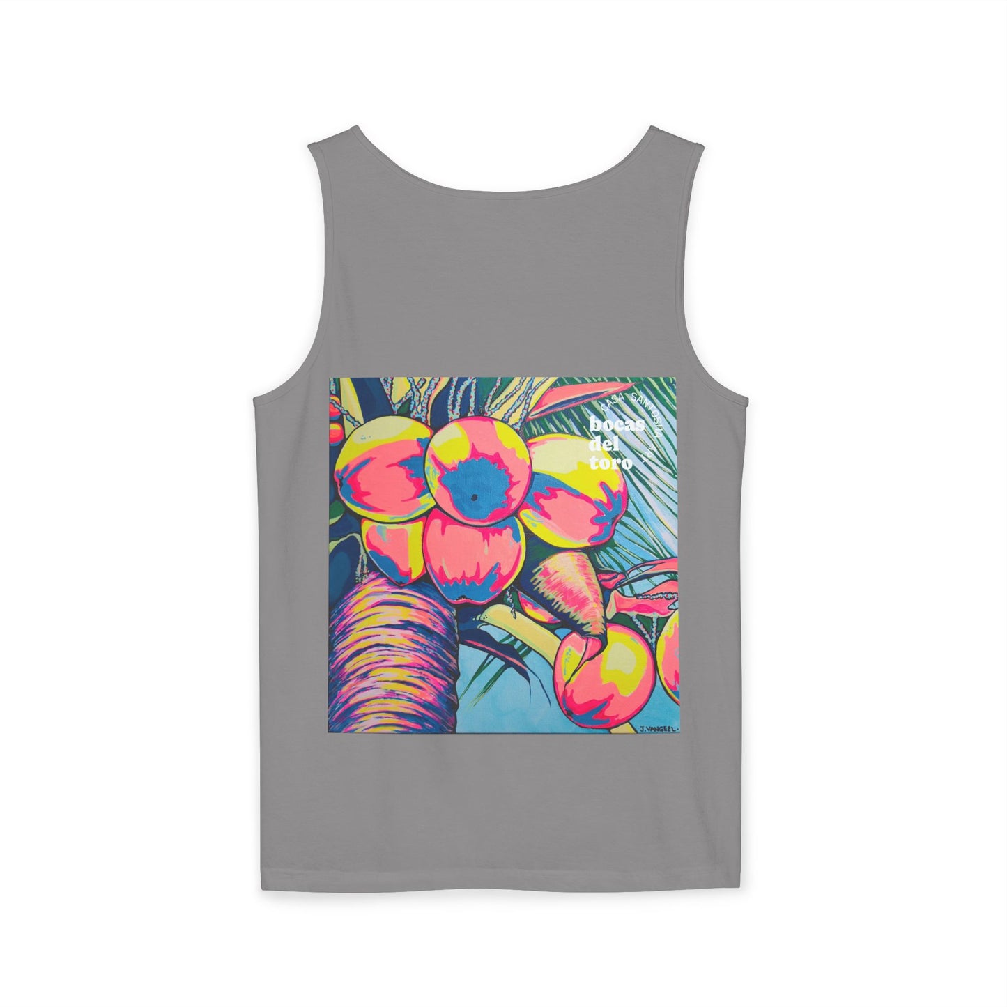 Unisex Neon Coconuts Tank Top - Perfect for Summer Vibes