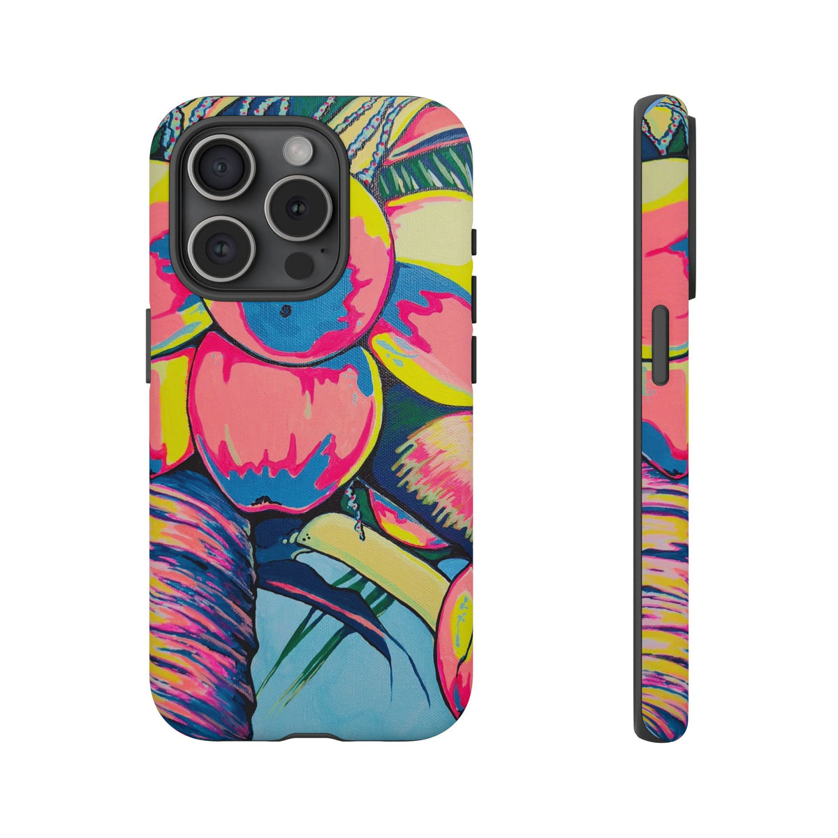 Neon Coconuts Tough Phone Case