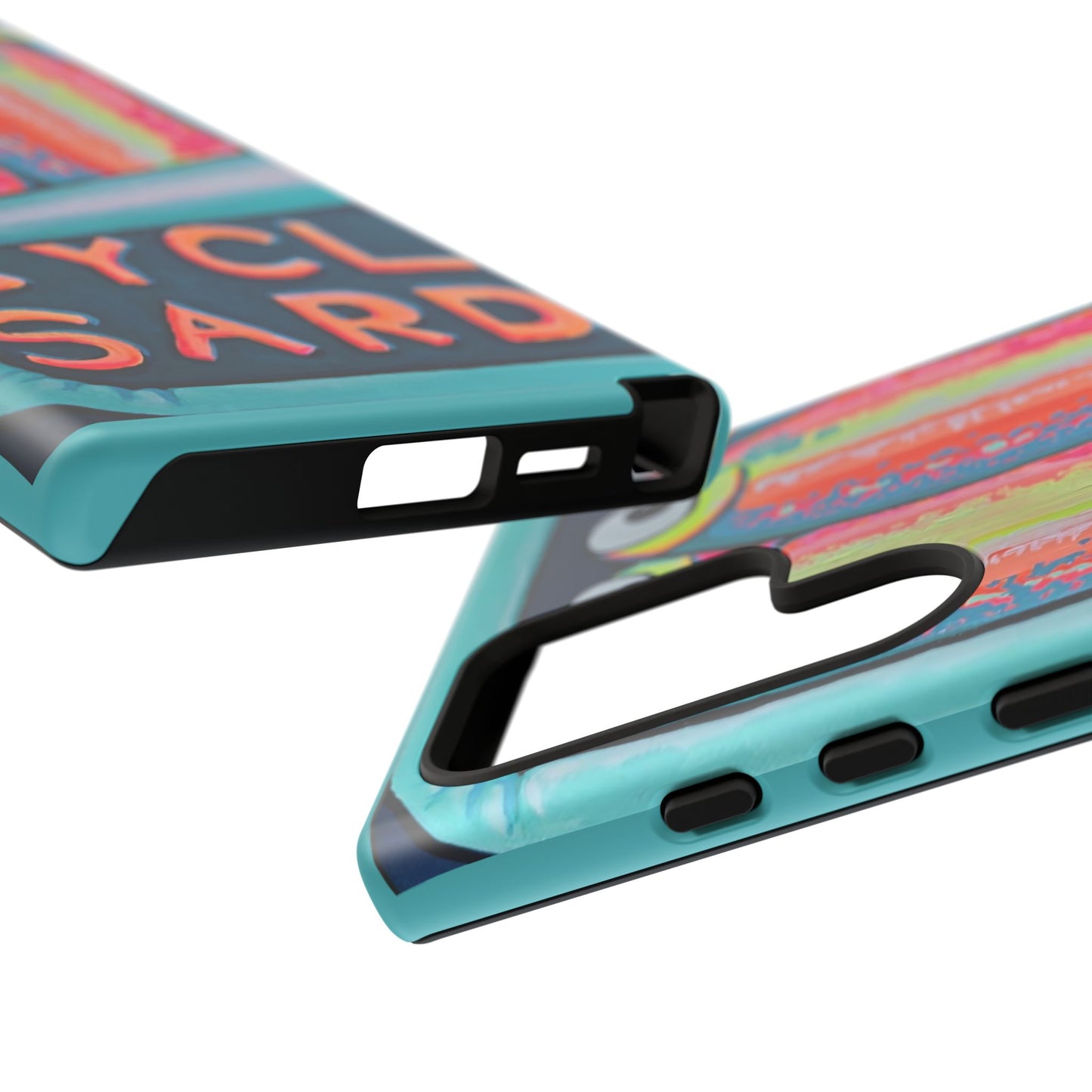 Neon Sardines Tough Phone Case