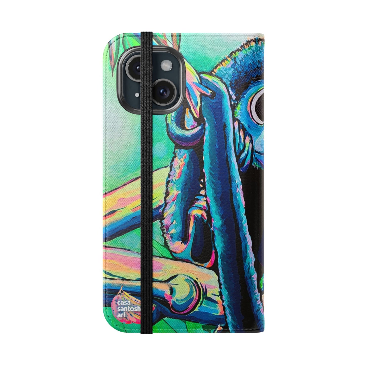 Cyclops Monkey Flip Phone Case – Wallet Cover with Card Slots