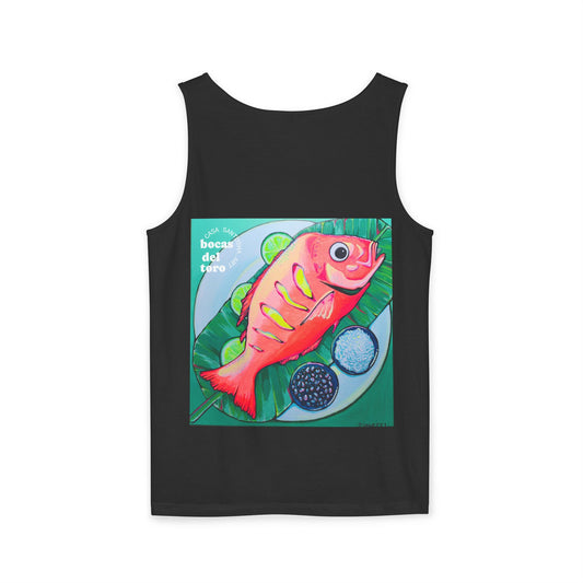 Unisex Neon Fried Fish Tank Top - Perfect for Summer Vibes
