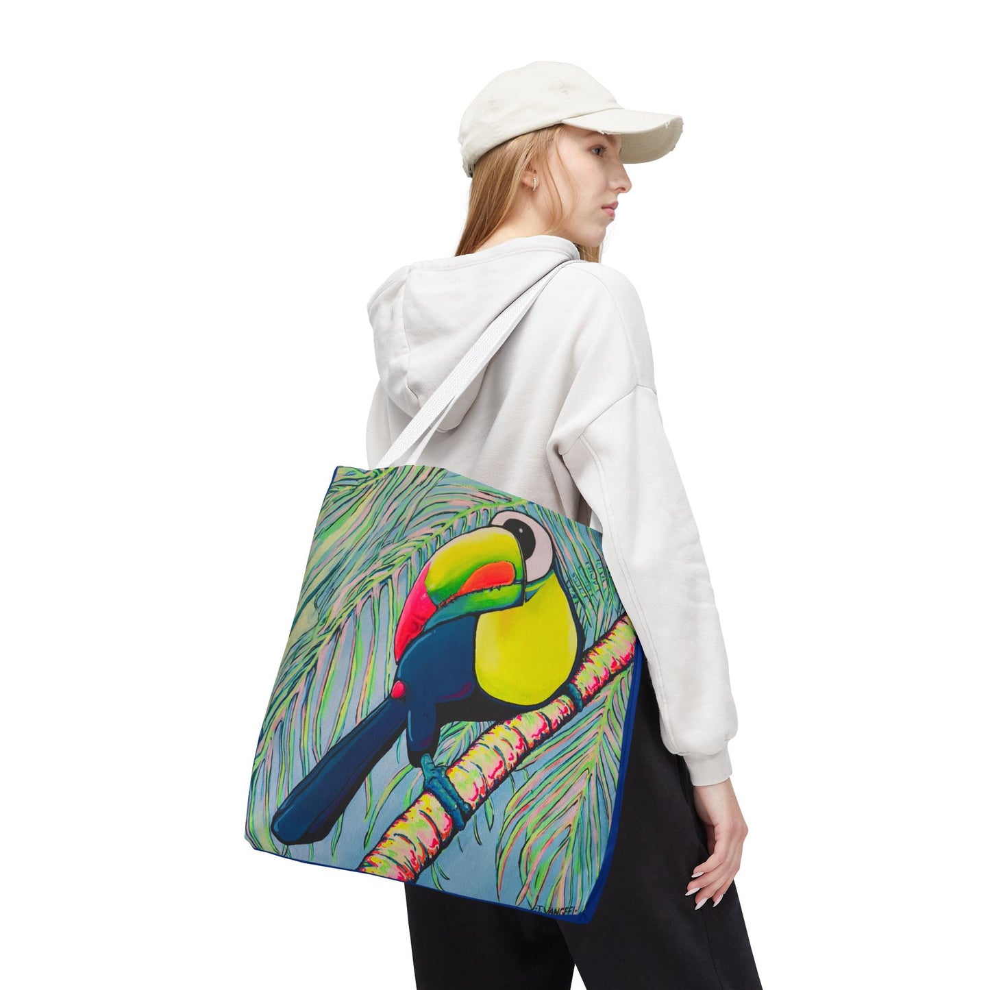 Premium Cyclops Toucan Tote Bag, Original Artist Design, Reusable Shopping Tote,  Eco-Friendly