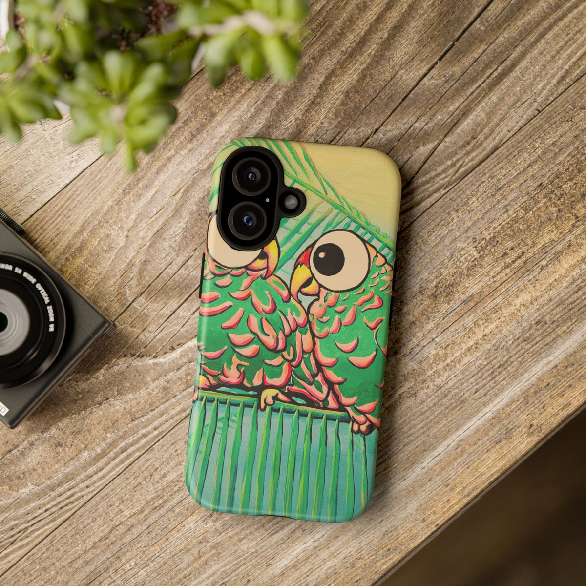 Chatty Cyclops Parrots Tough Phone Case