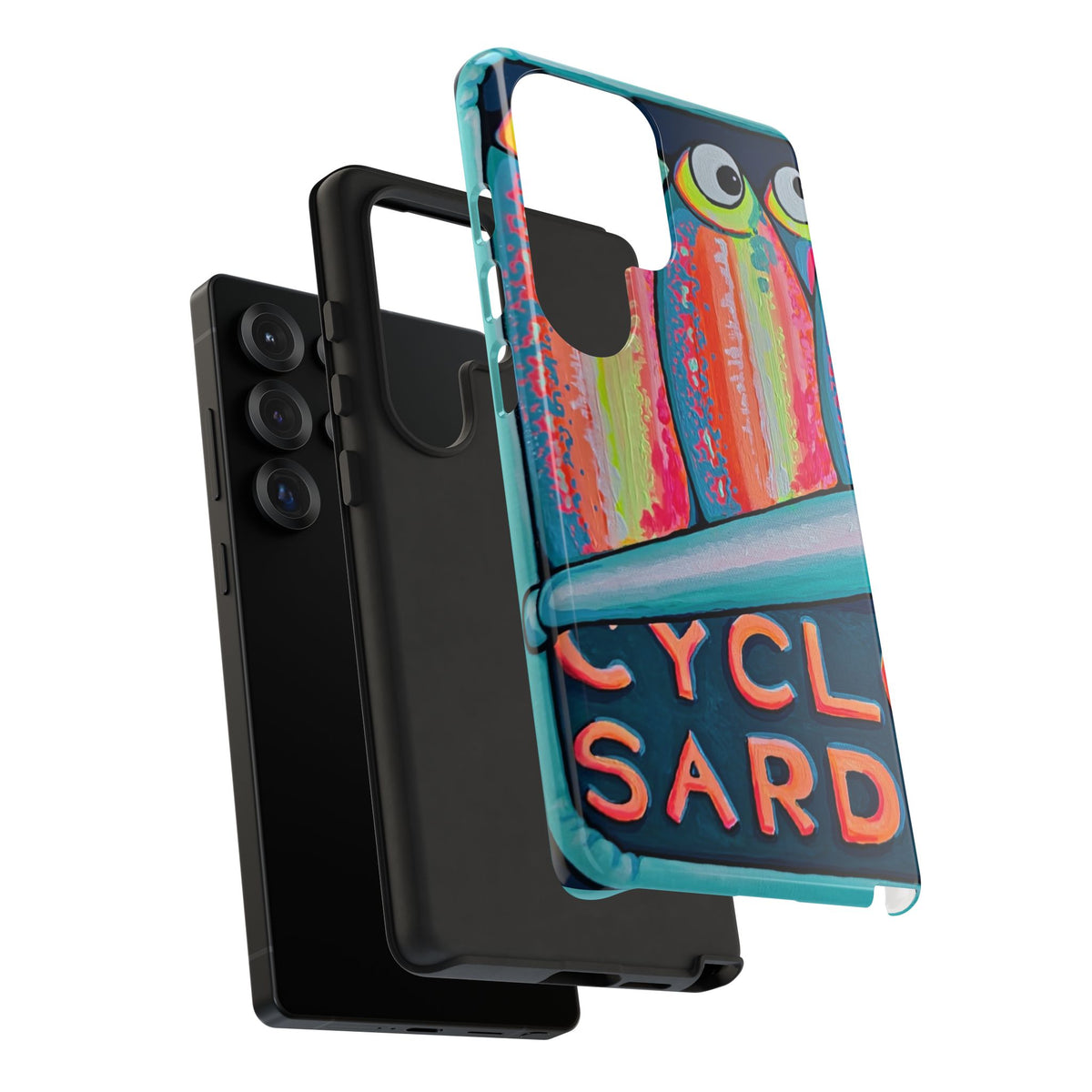 Neon Sardines Tough Phone Case