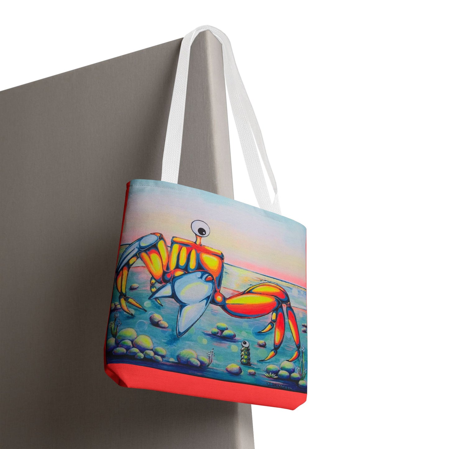 Premium Cyclops Crab Tote Bag, Original Artist Design, Reusable Shopping Tote,  Eco-Friendly