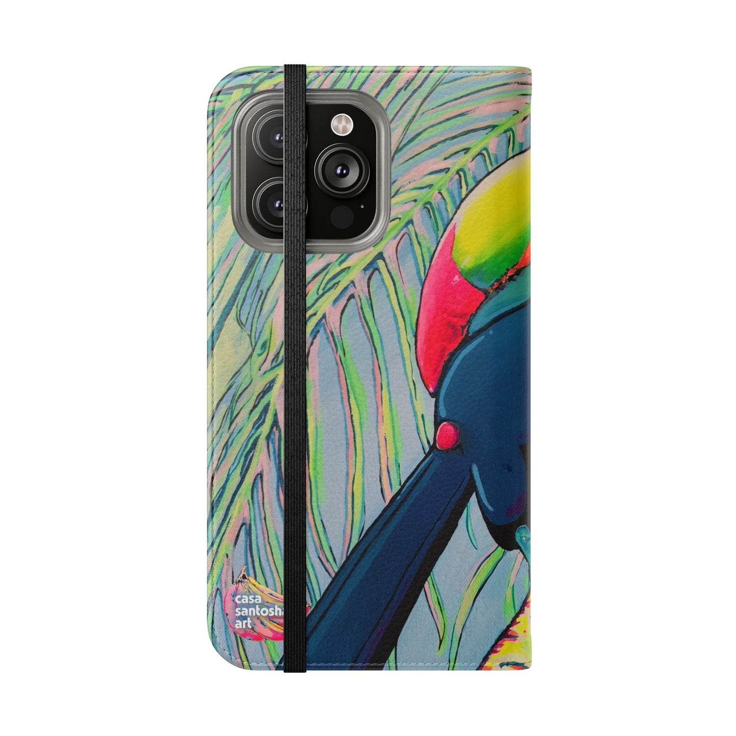 Cyclops Toucan Flip Phone Case – Wallet Cover with Card Slots