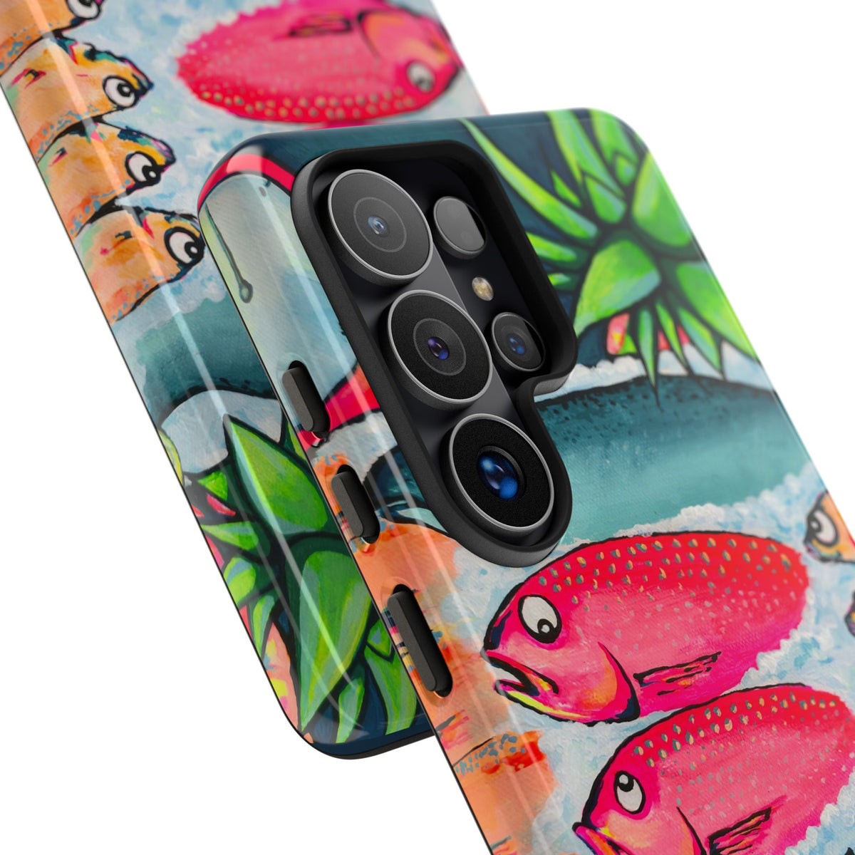 Neon Cabo Fish Market Tough Phone Case