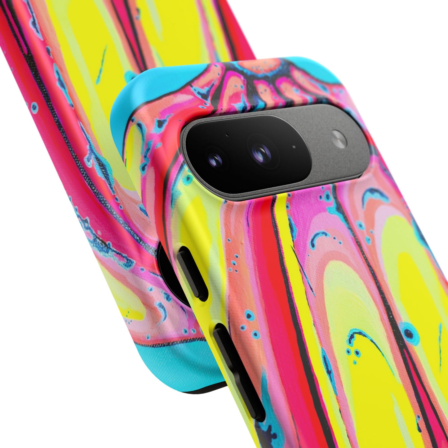 Neon Fat Bananas Tough Phone Case