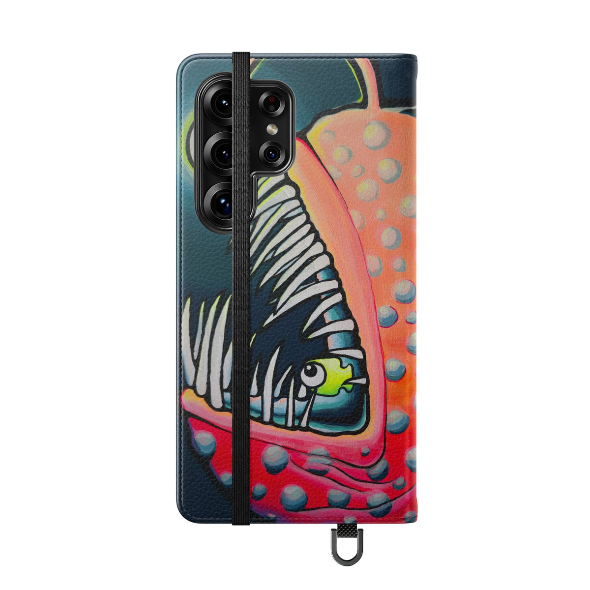 Cyclops Anglerfish Flip Phone Case – Wallet Cover with Card Slots