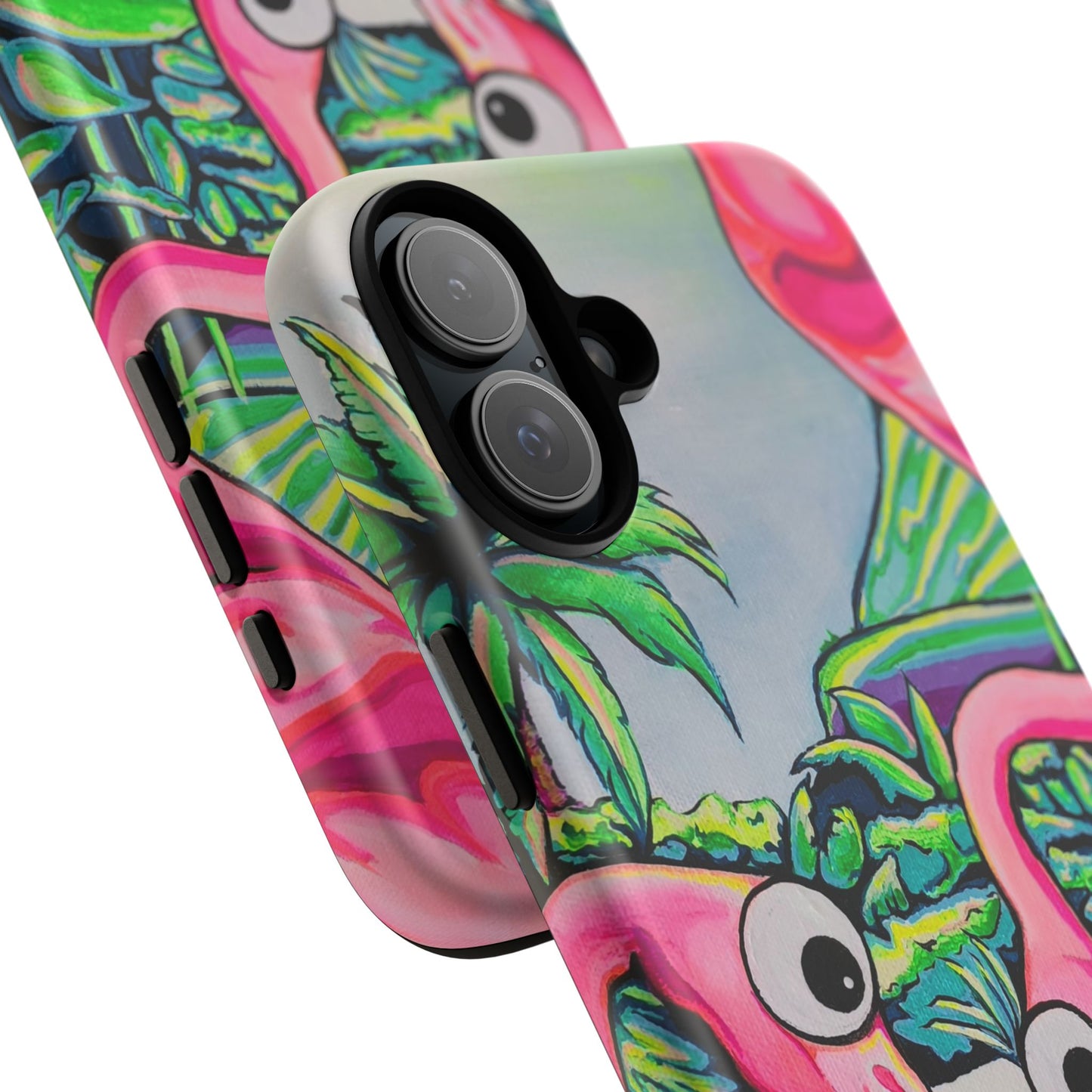 Cyclops Flamingo Family Tough Phone Case