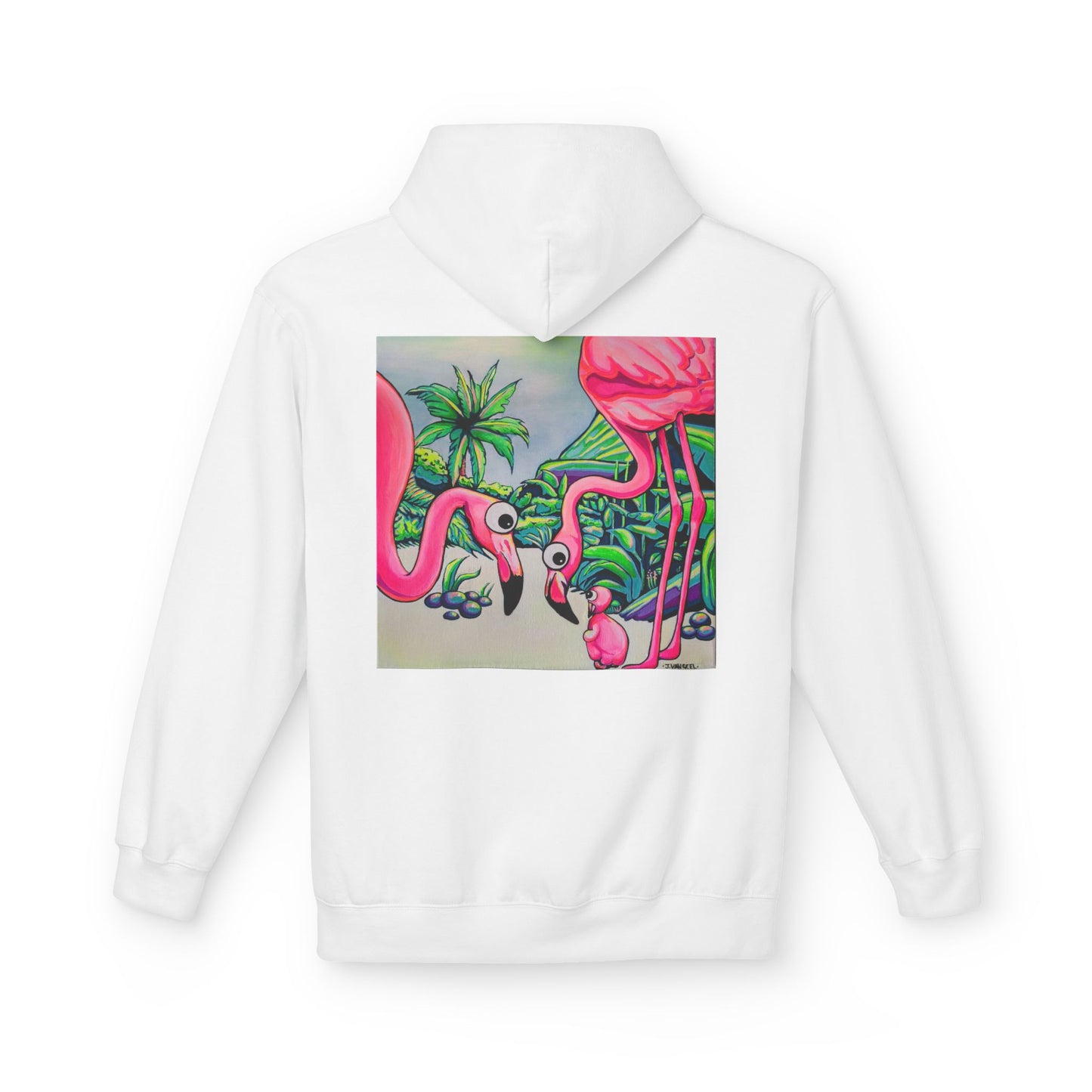 Unisex Cyclops Flamingo Family Soft Hoodie