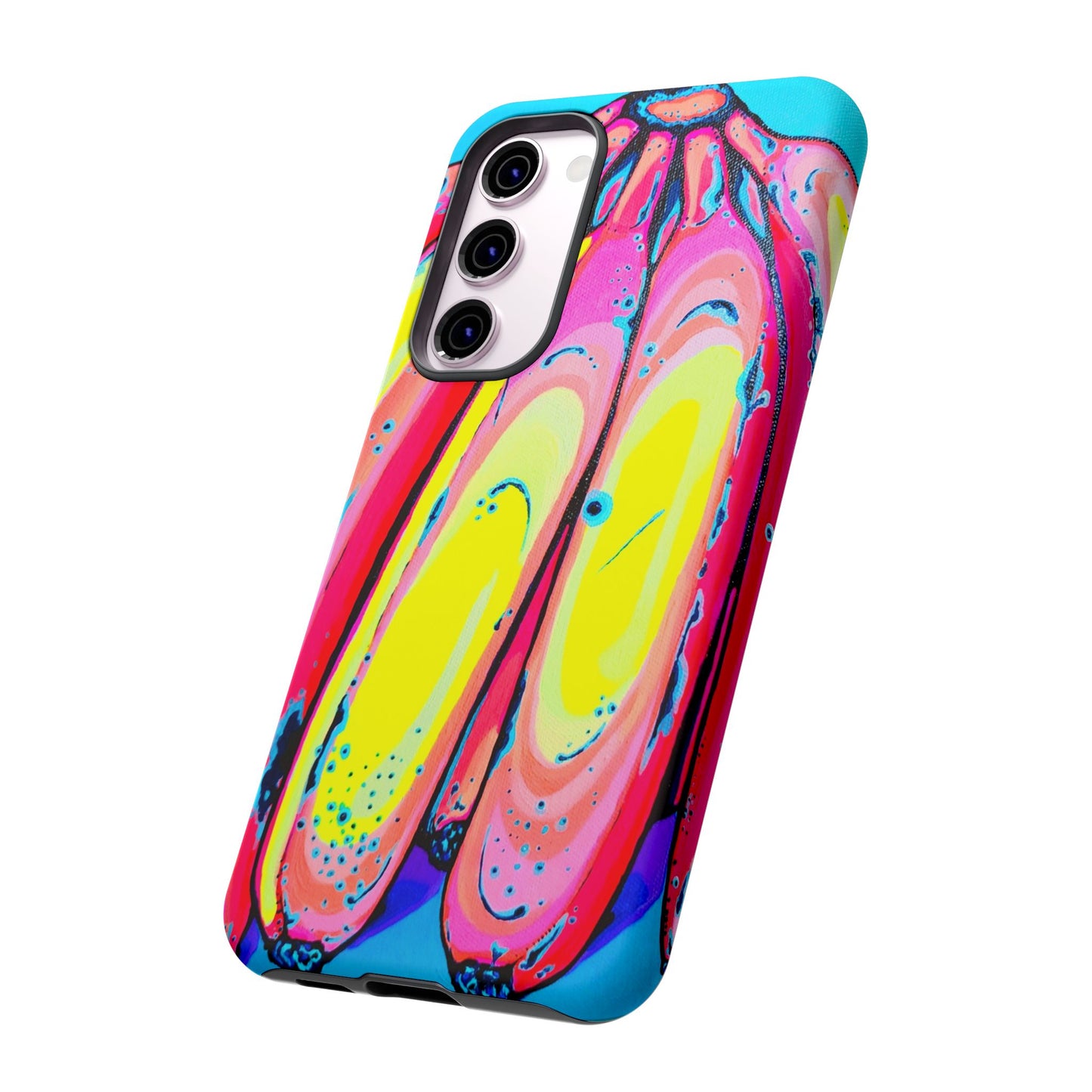 Neon Fat Bananas Tough Phone Case