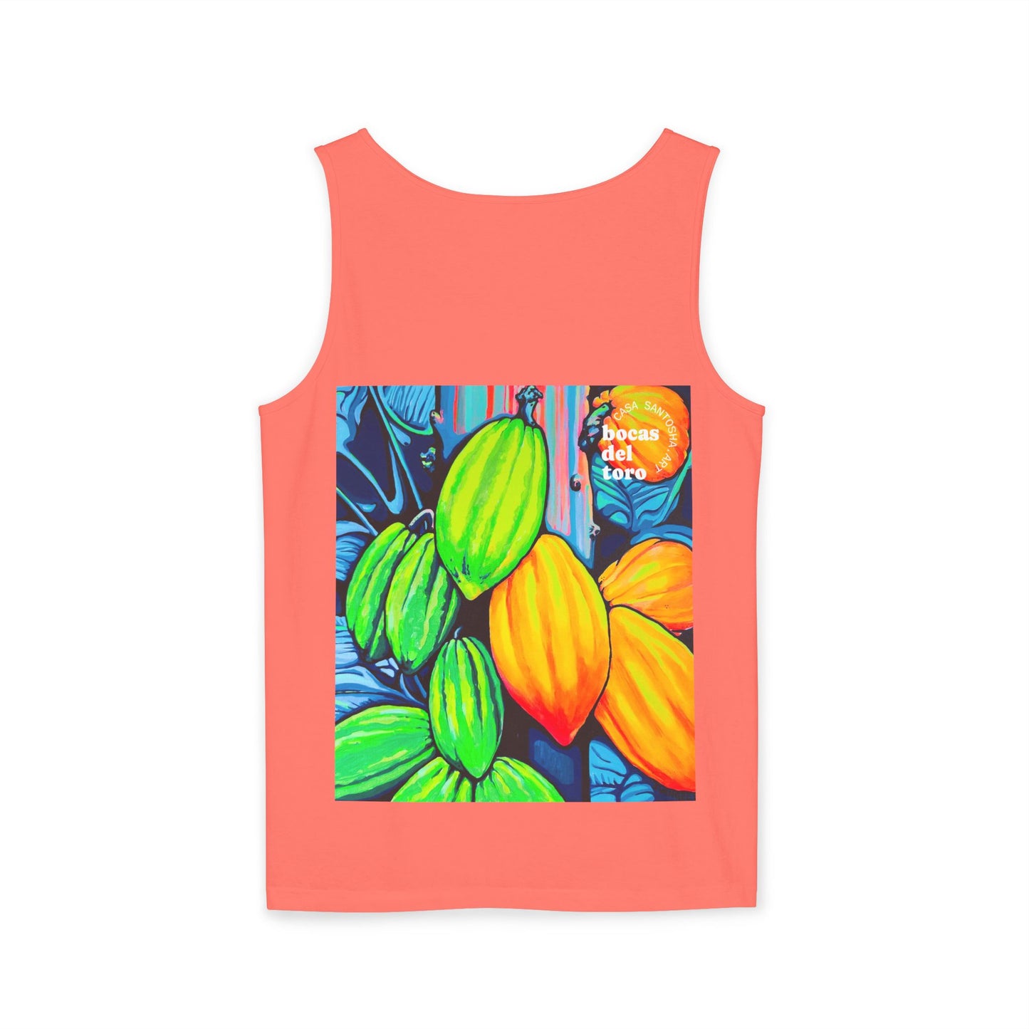 Unisex Neon Cacao Tank Top - Perfect for Summer Vibes