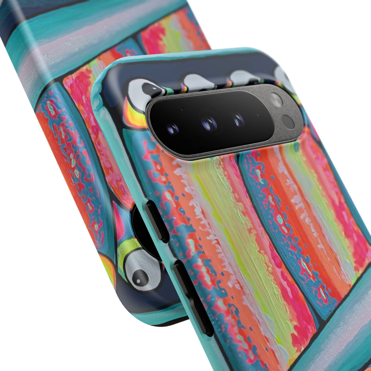 Neon Sardines Tough Phone Case