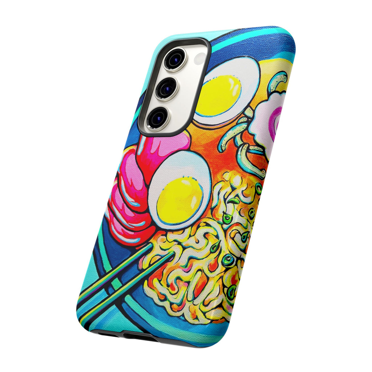 Coque de téléphone résistante Neon Ramen