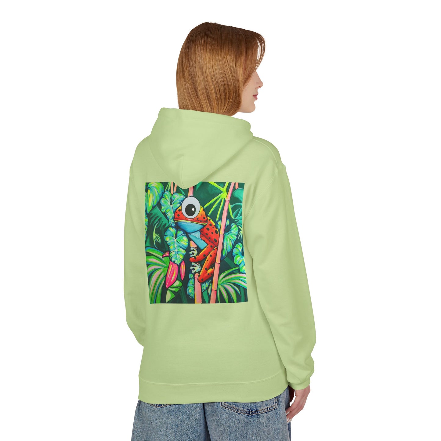 Unisex Cyclops Red Frog Soft Hoodie