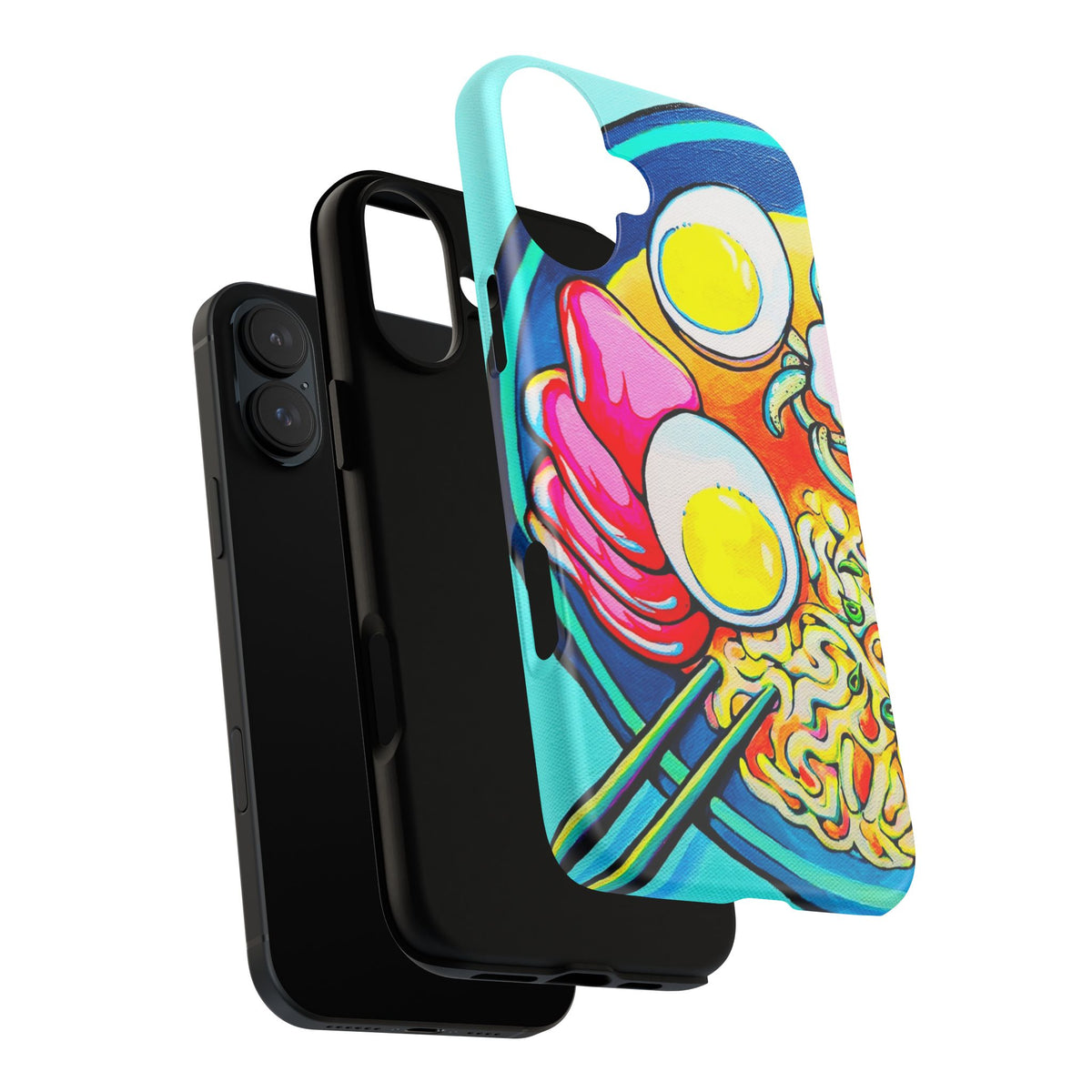 Coque de téléphone résistante Neon Ramen