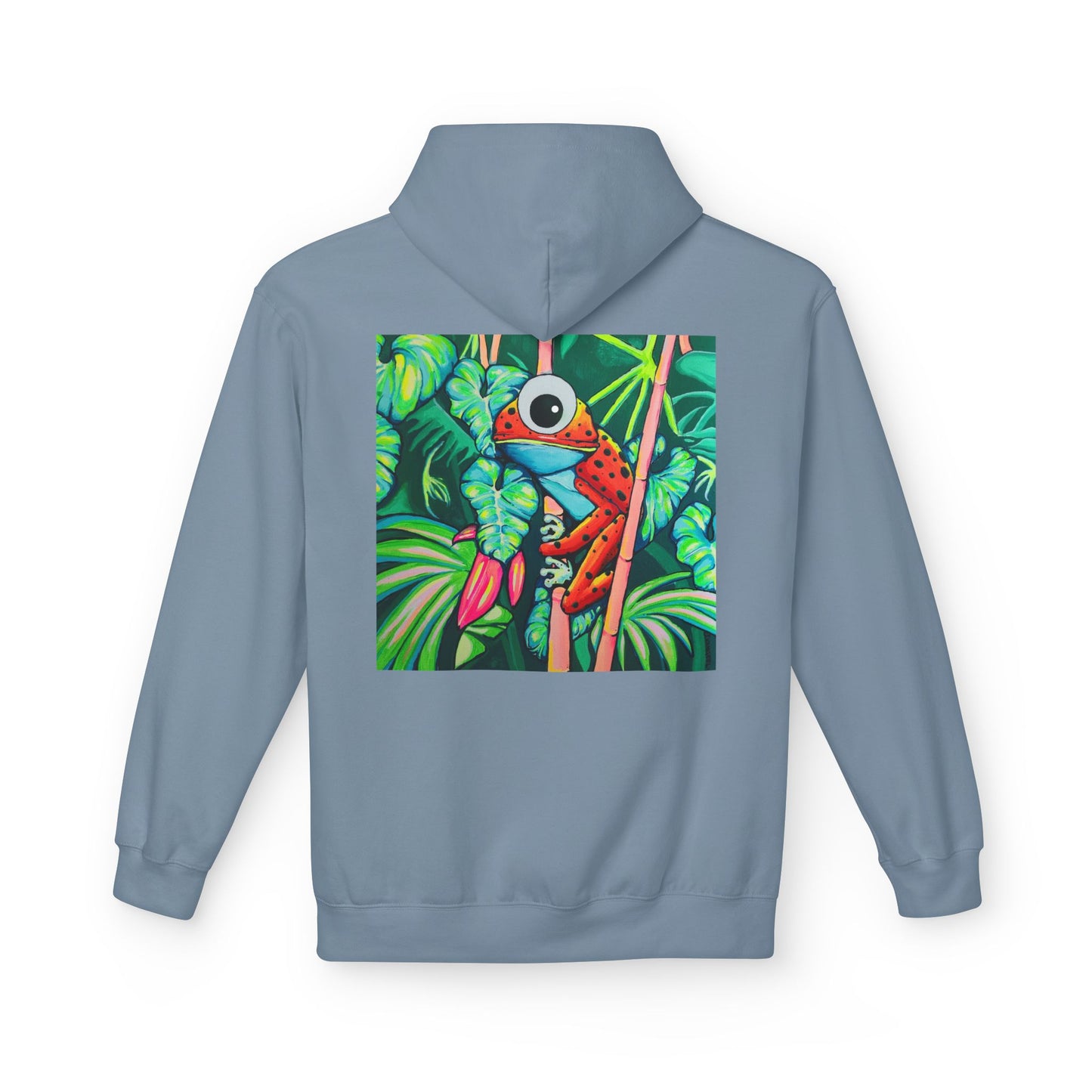 Unisex Cyclops Red Frog Soft Hoodie