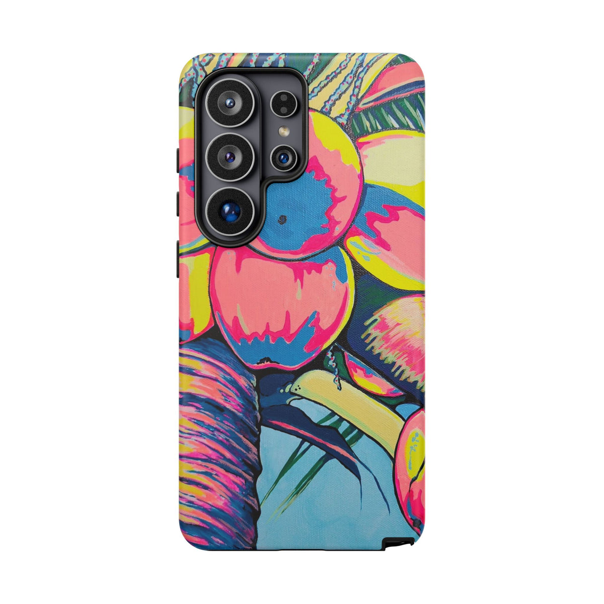 Neon Coconuts Tough Phone Case