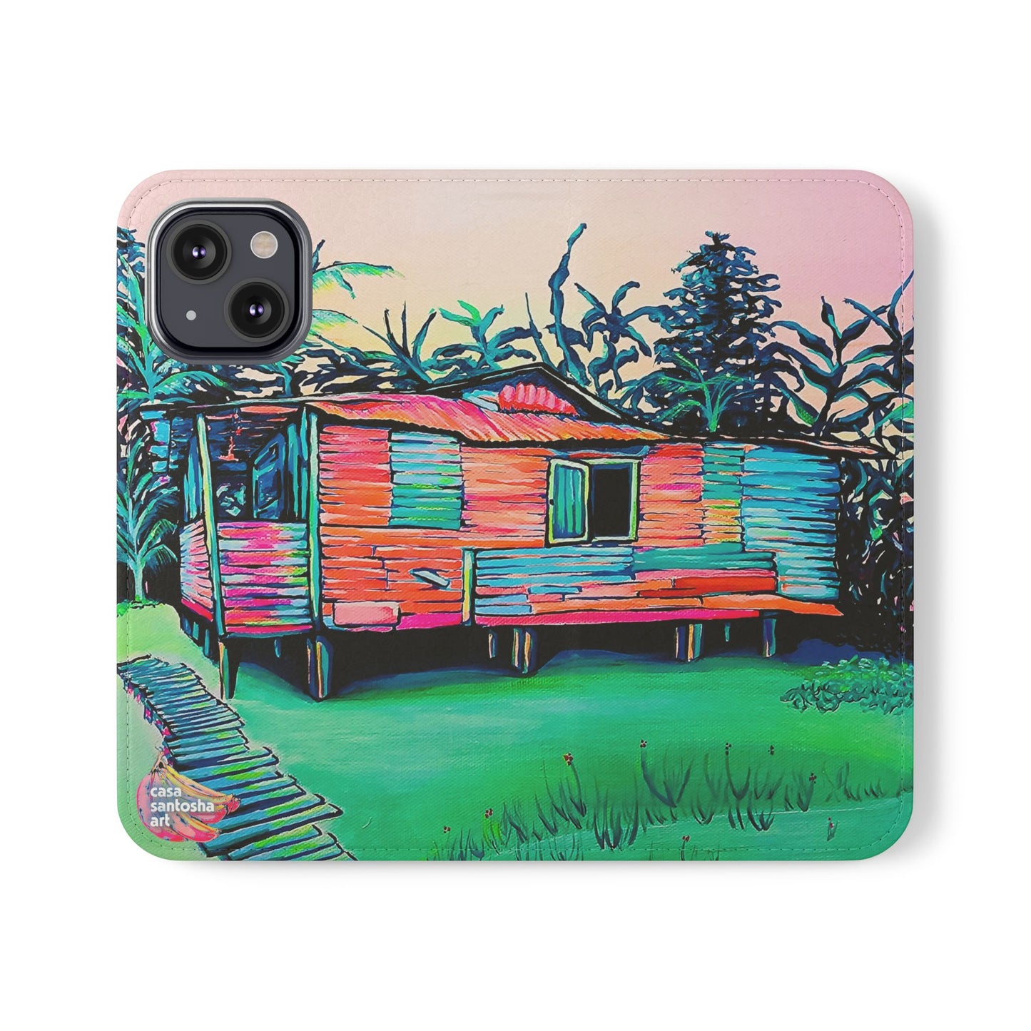Luis Russell House Bocas Flip Phone Case – Wallet Cover with Card Slots
