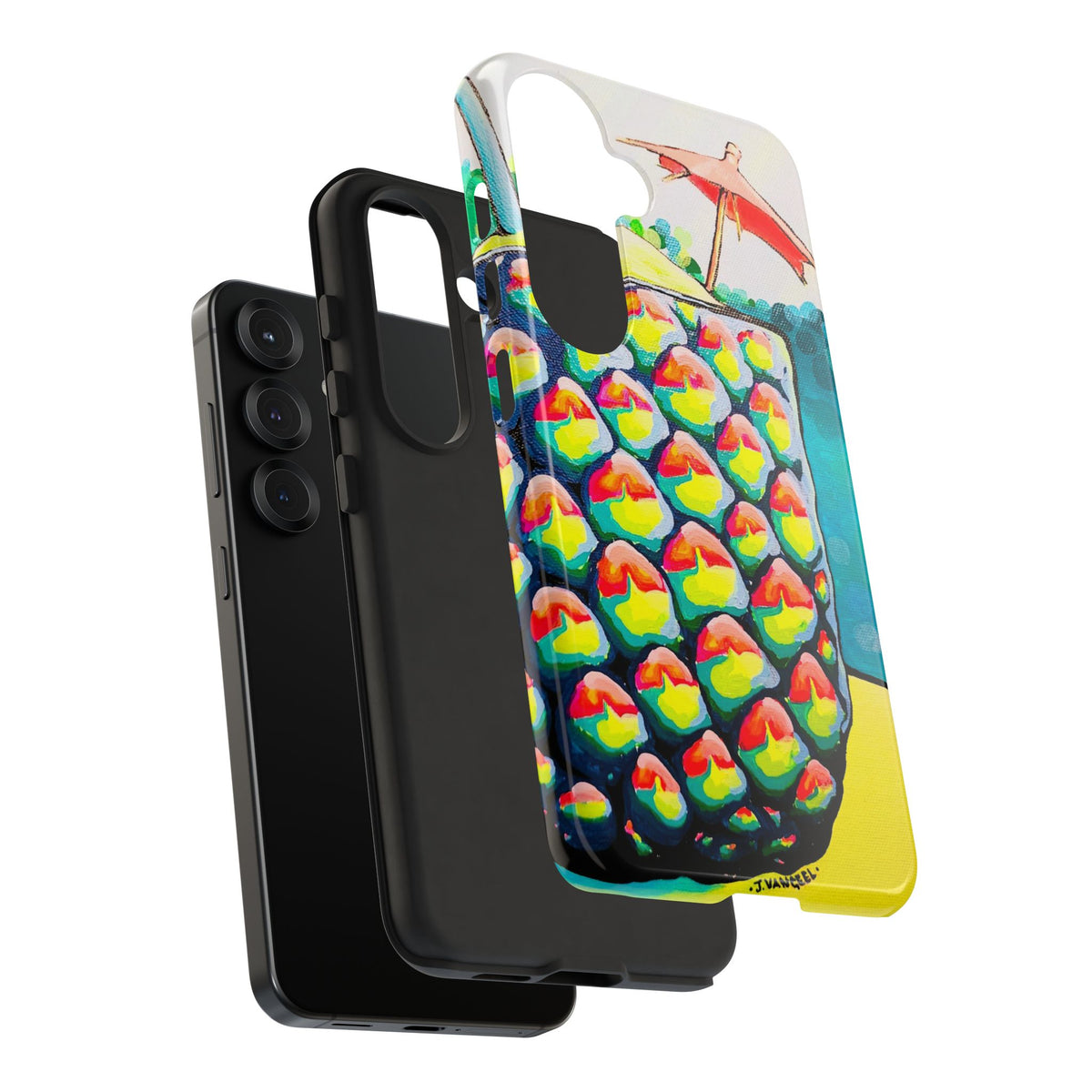 Neon Piña Colada Tough Phone Case